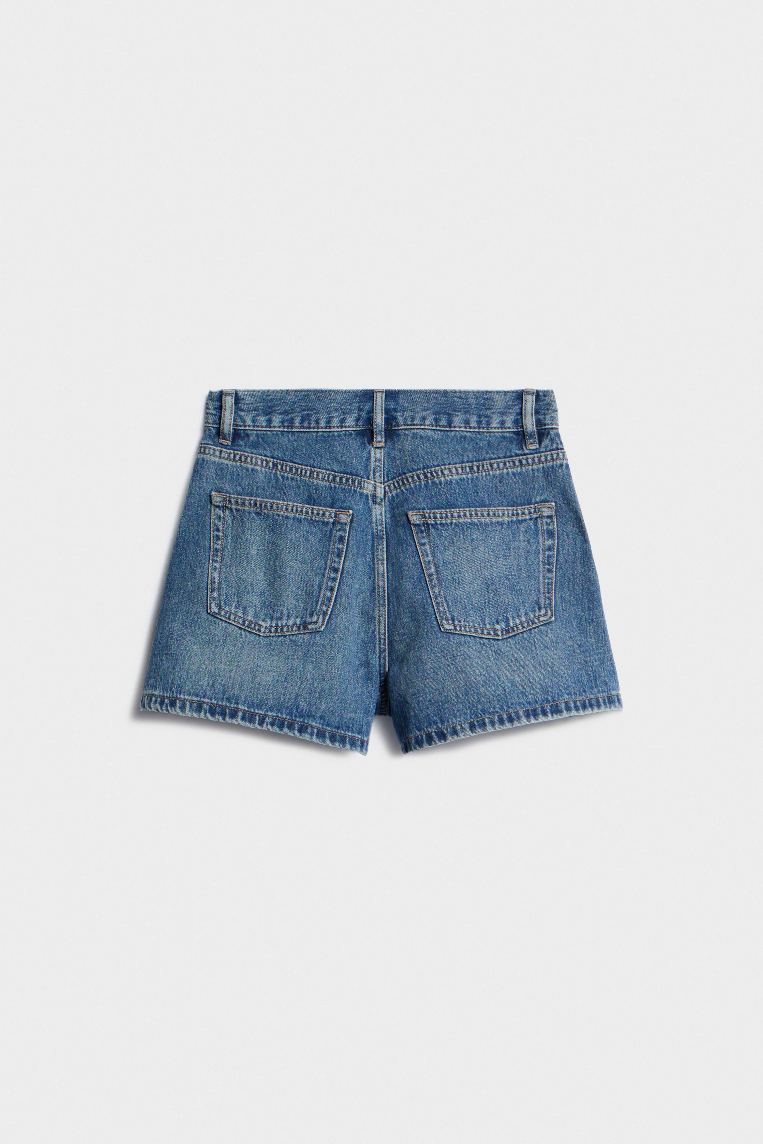 DENIM MINI SHORTS - Image 7