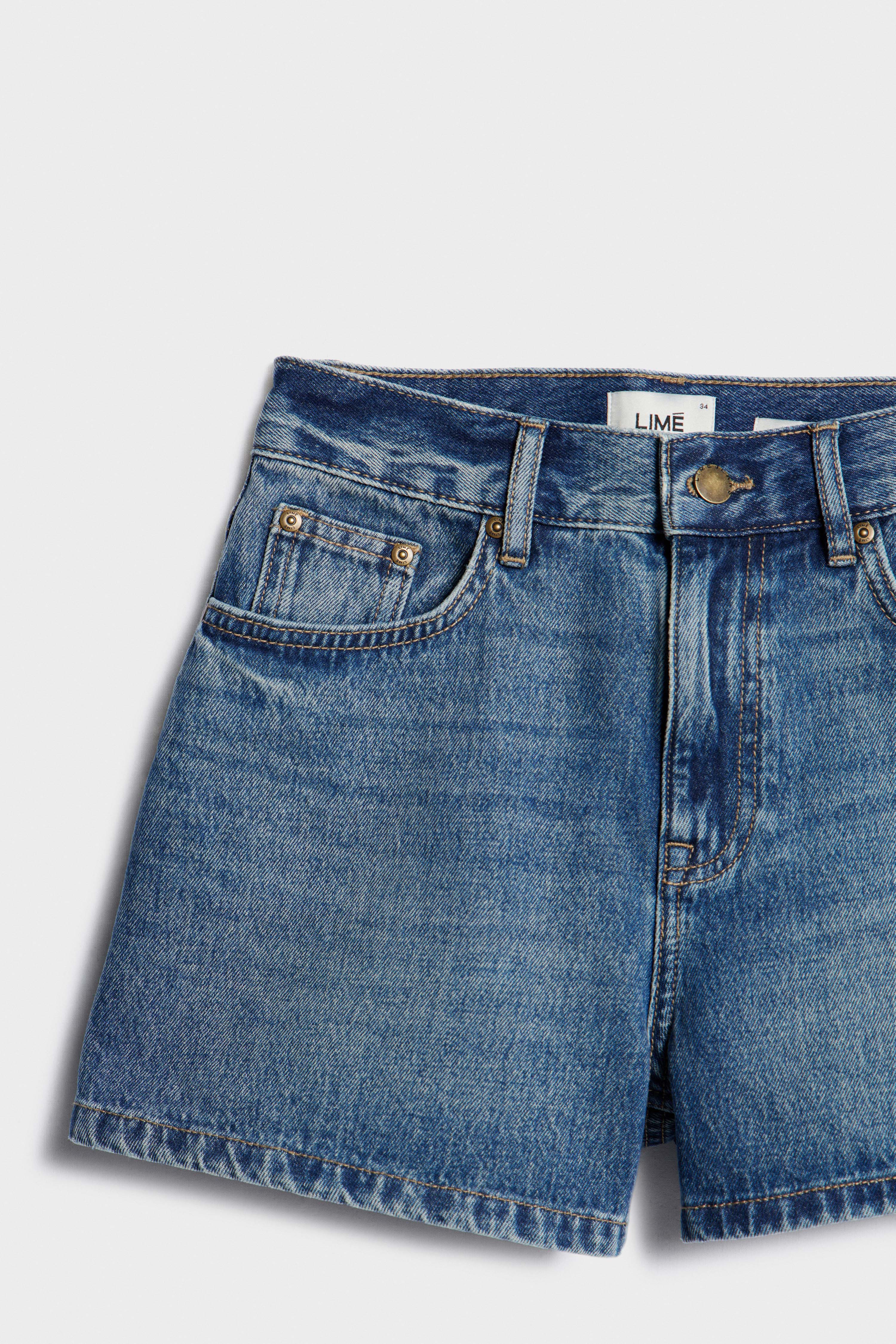DENIM MINI SHORTS - Image 8
