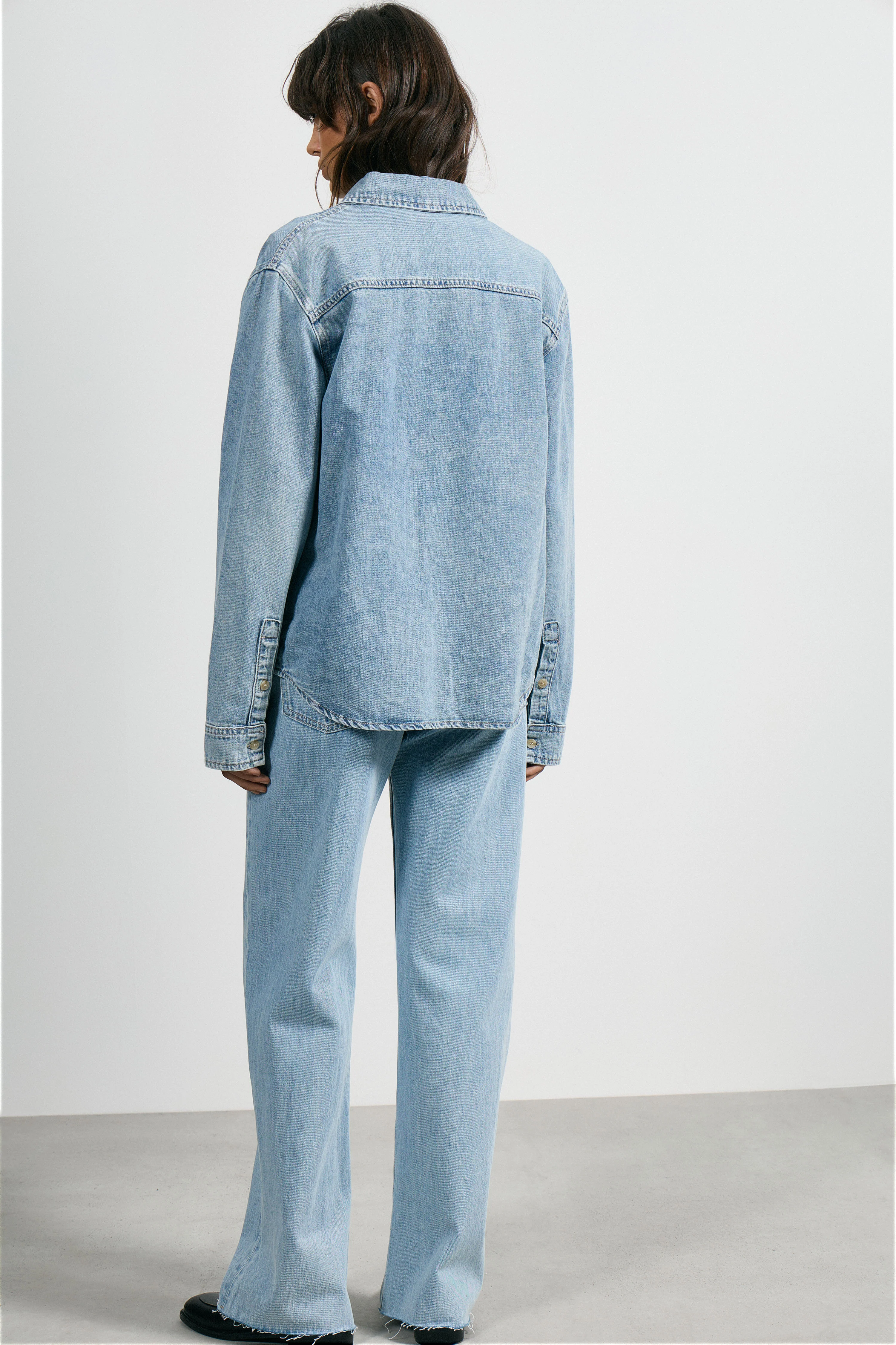 COTTON-LYOCELL DENIM SHIRT - Image 3