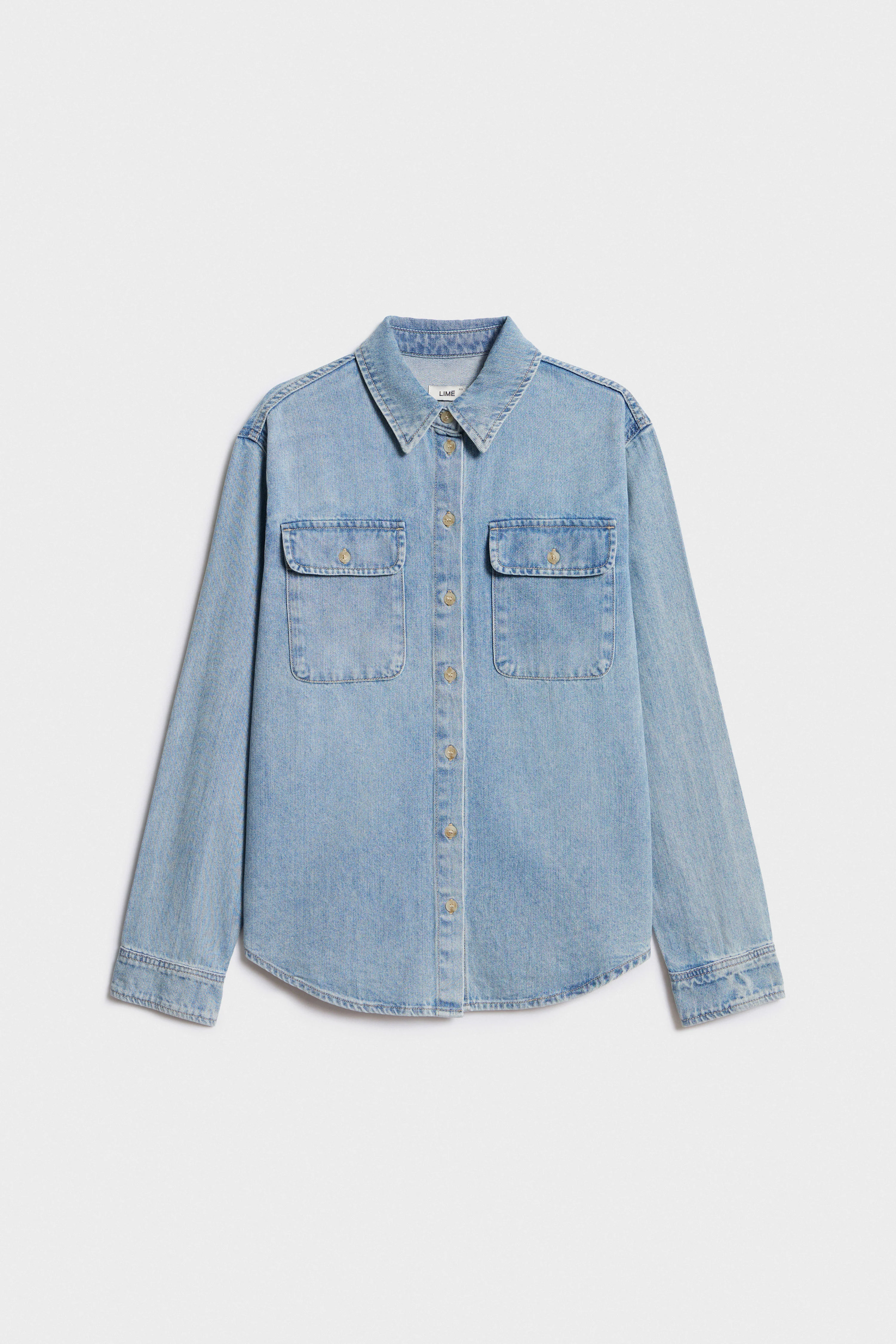 COTTON-LYOCELL DENIM SHIRT - Image 4