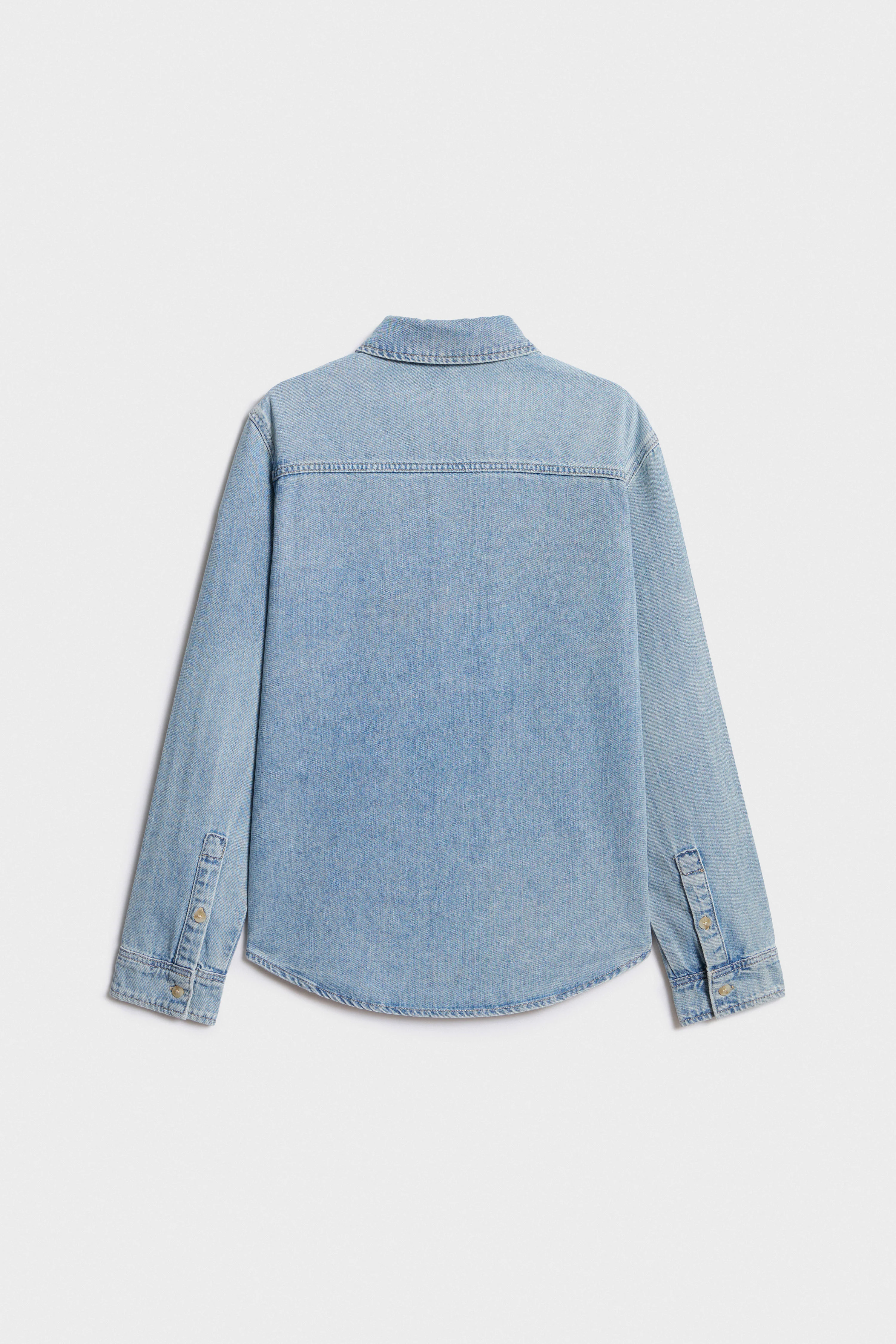 COTTON-LYOCELL DENIM SHIRT - Image 5