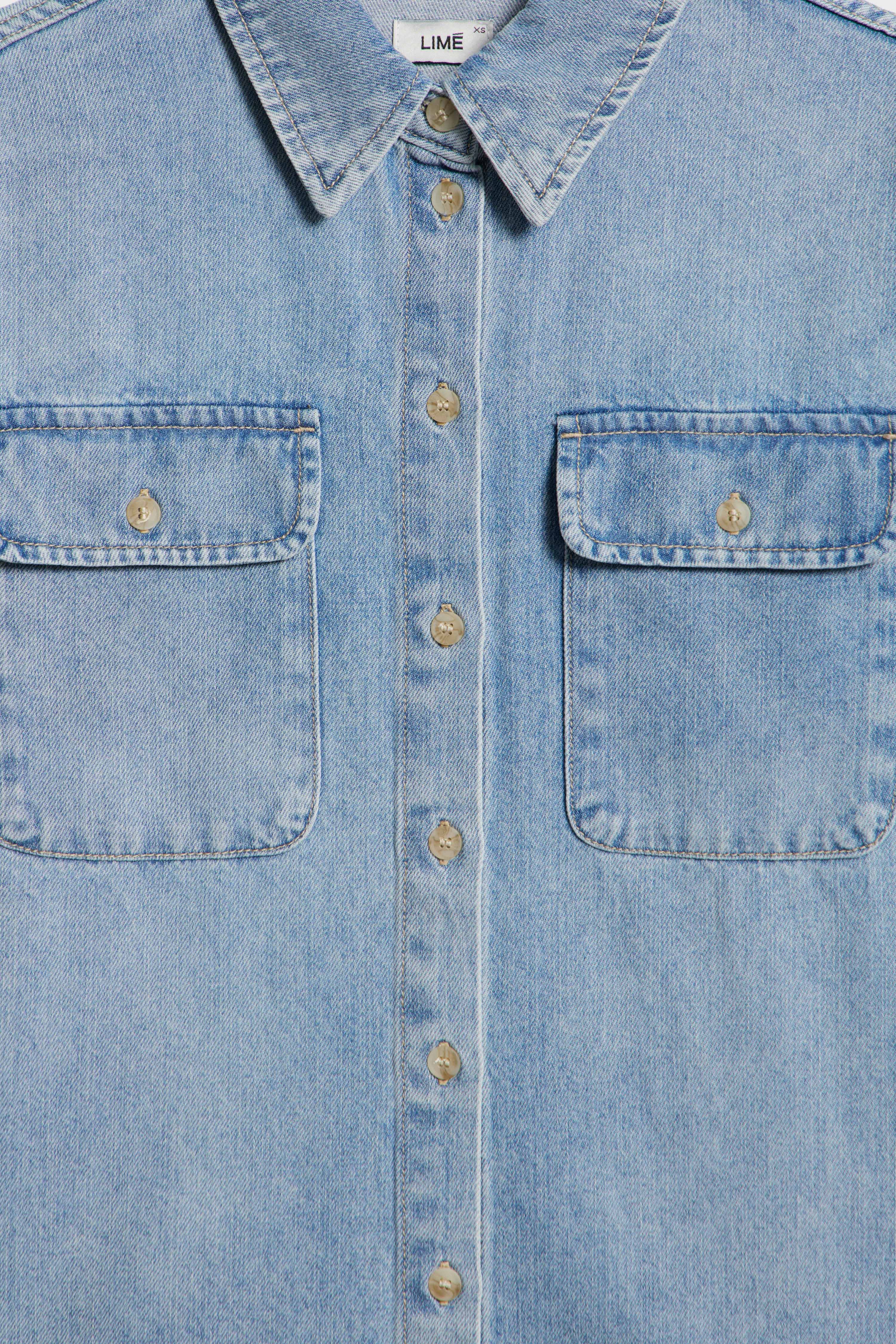 COTTON-LYOCELL DENIM SHIRT - Image 6