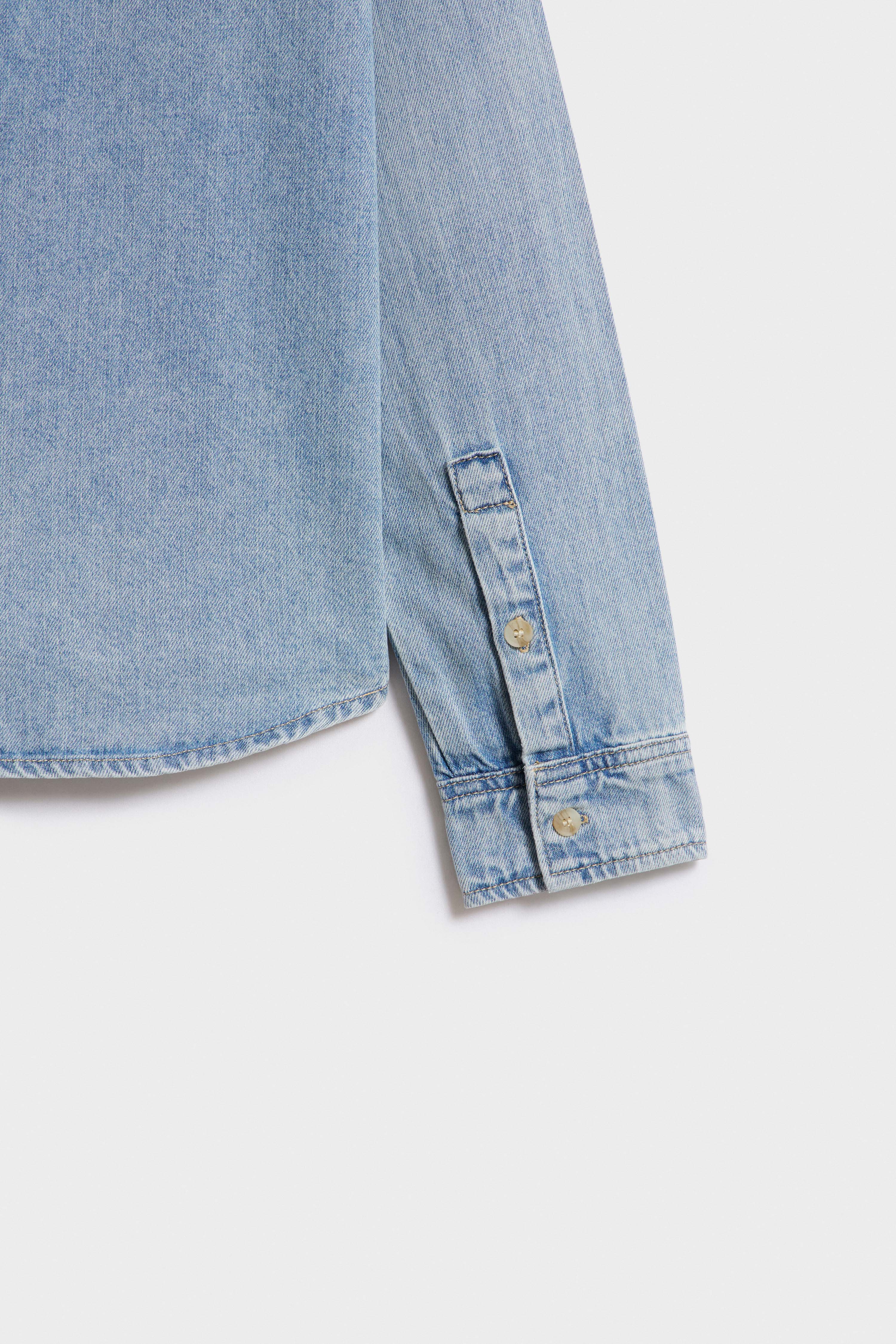 COTTON-LYOCELL DENIM SHIRT - Image 7