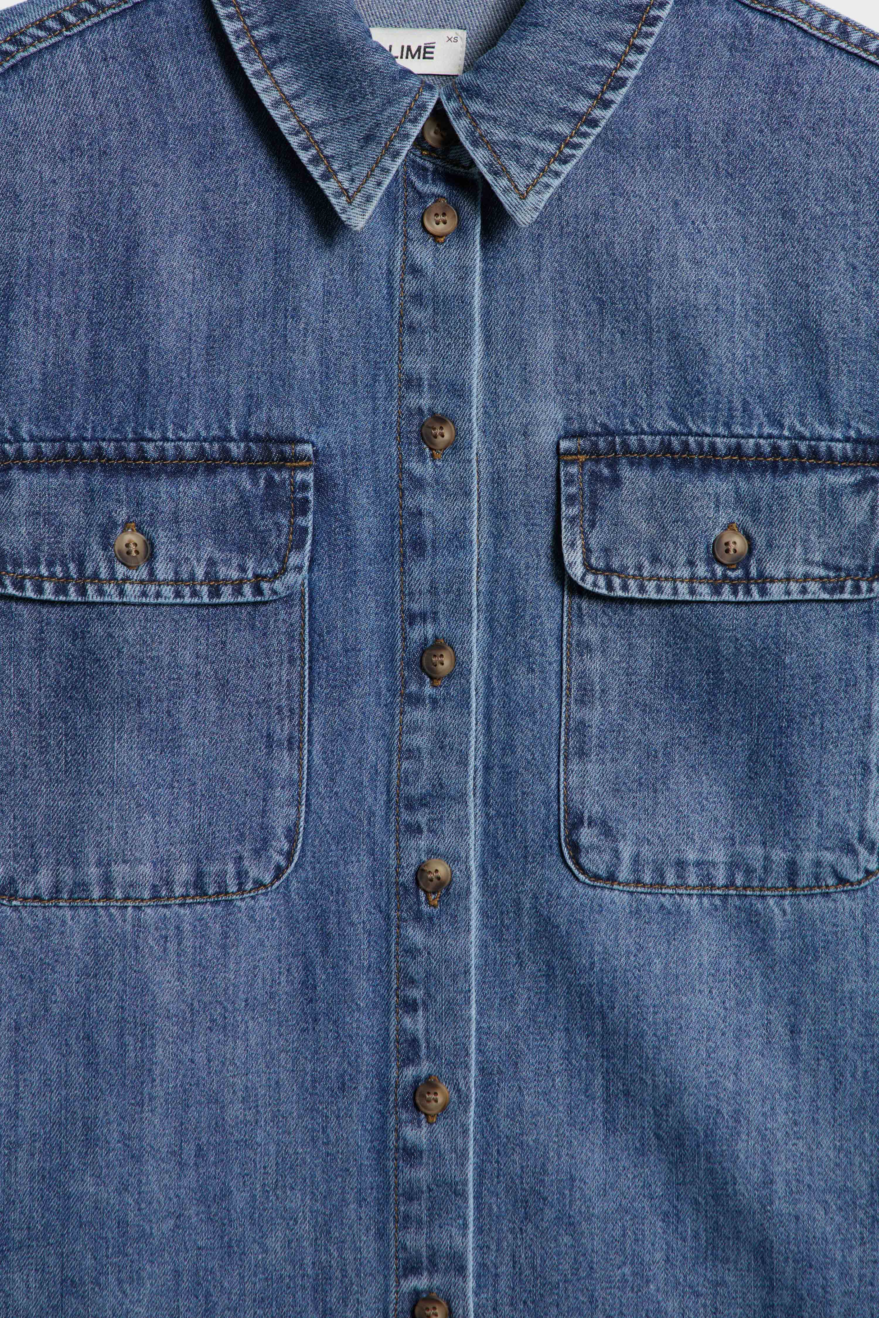 LYOCELL-HEMP DENIM SHIRT - Image 8