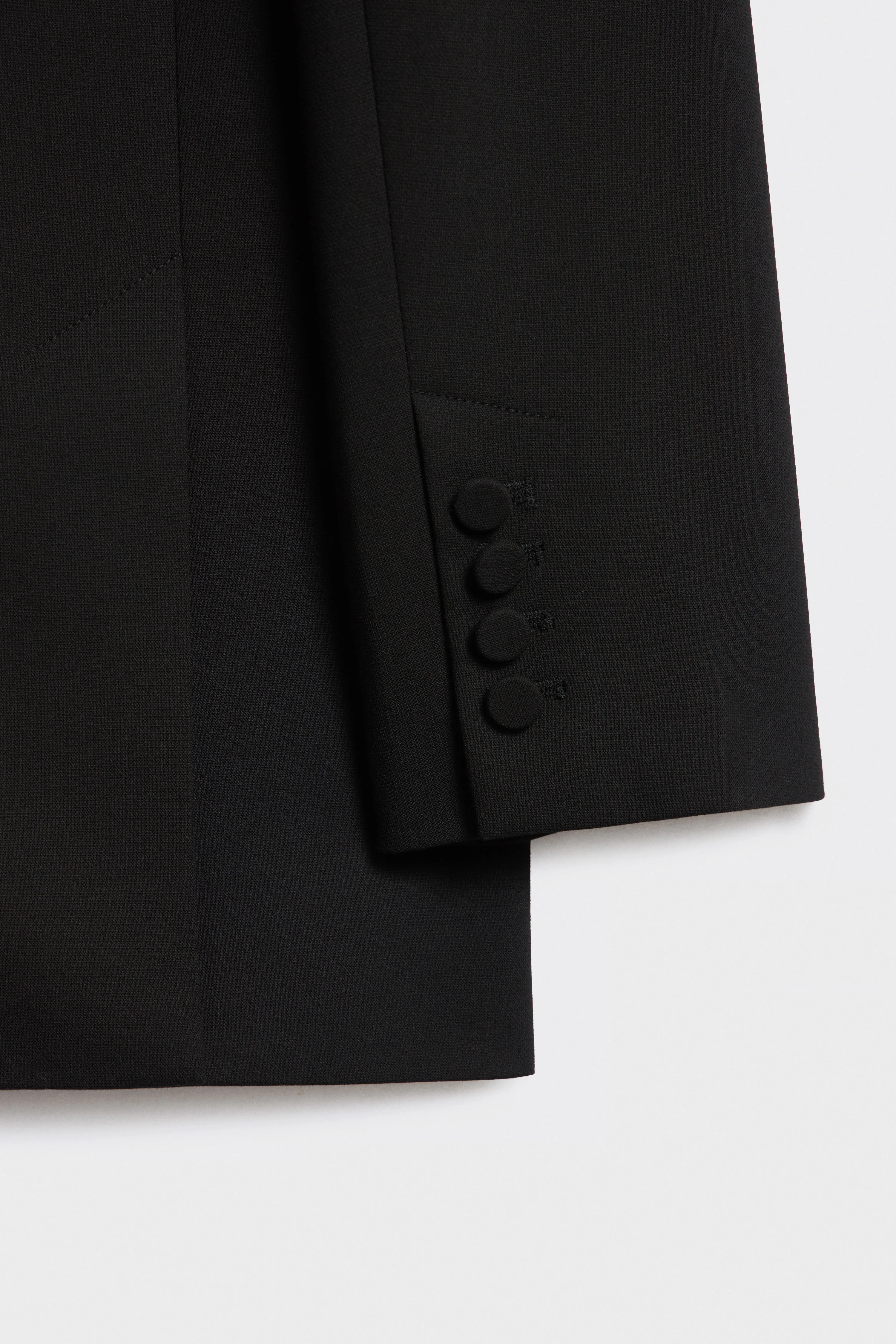 DOUBLE-BREASTED SCARF-DETAIL BLAZER - Image 8