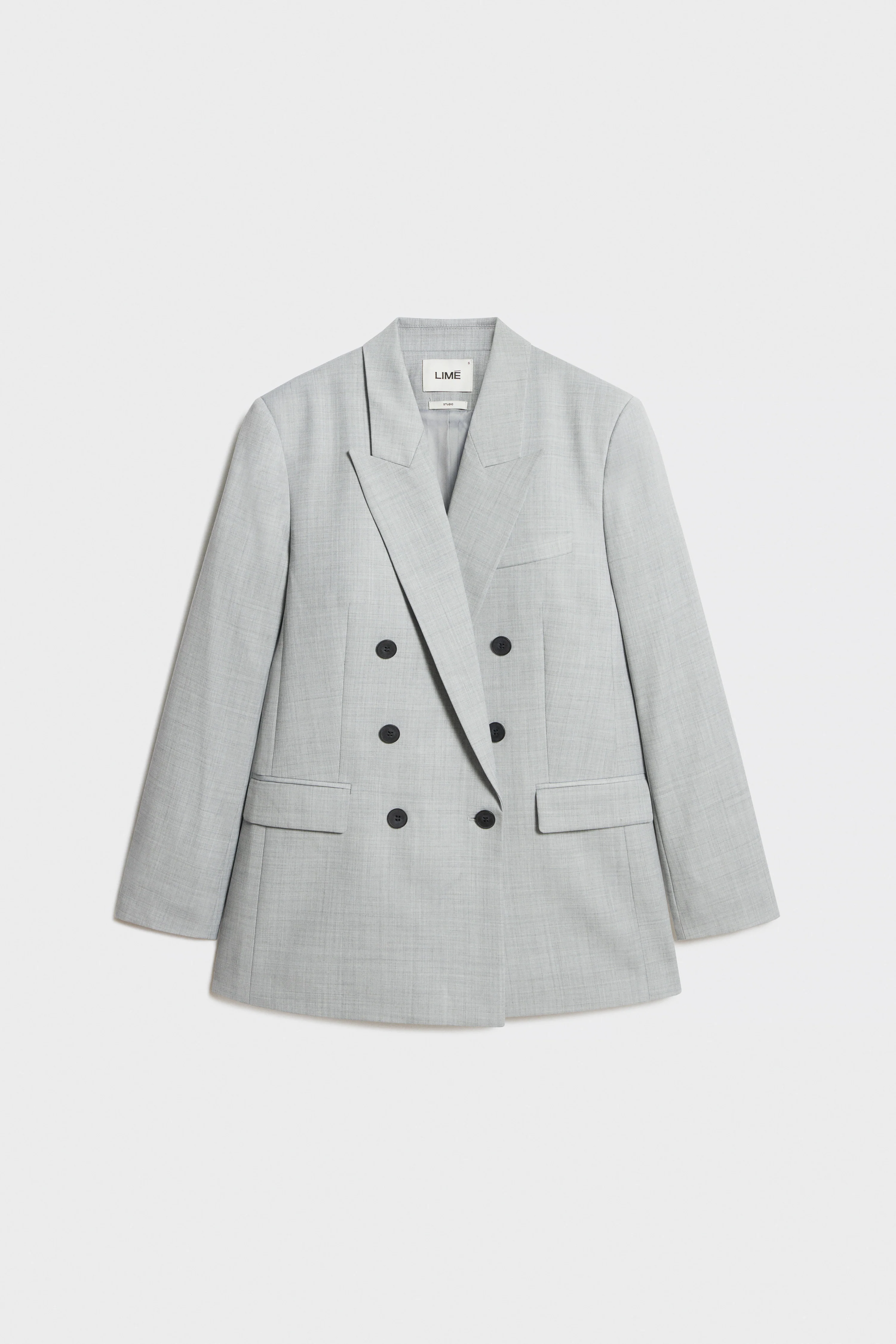 DOUBLE-BREASTED  WOOL-BLEND BLAZER - Image 6