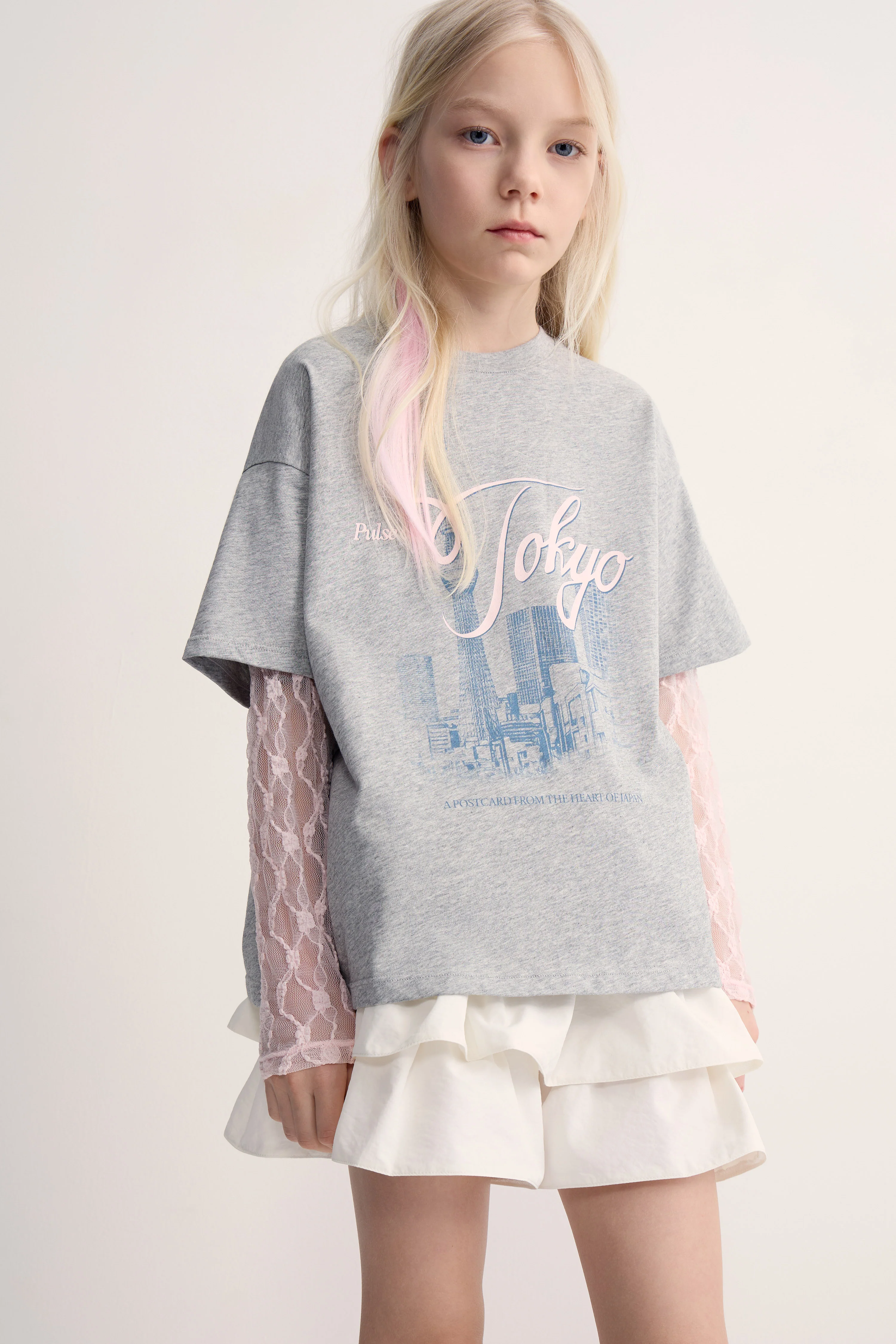 DOUBLE-LAYERED LONG-SLEEVE T-SHIRT - Image 2