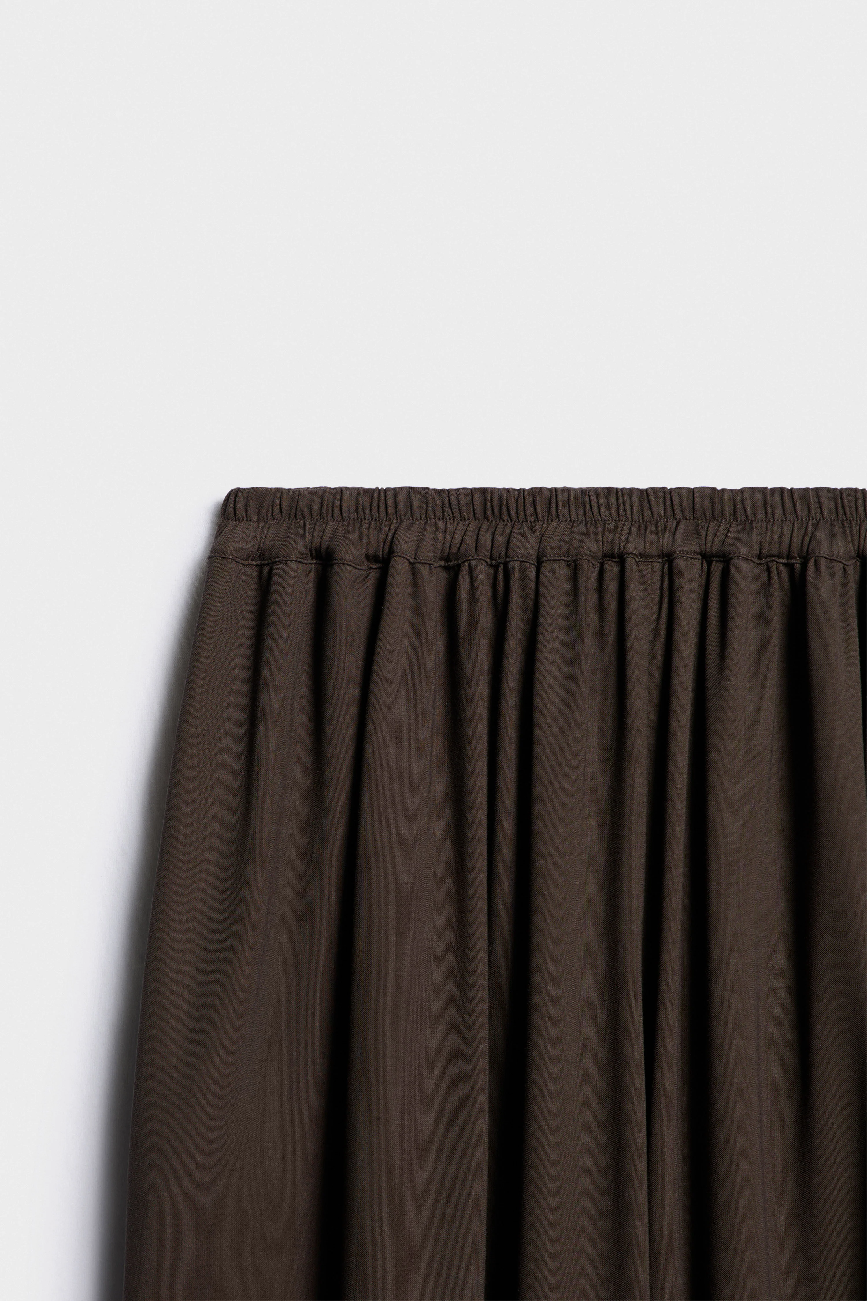 DRAPED BARREL LEG TROUSERS - Image 8