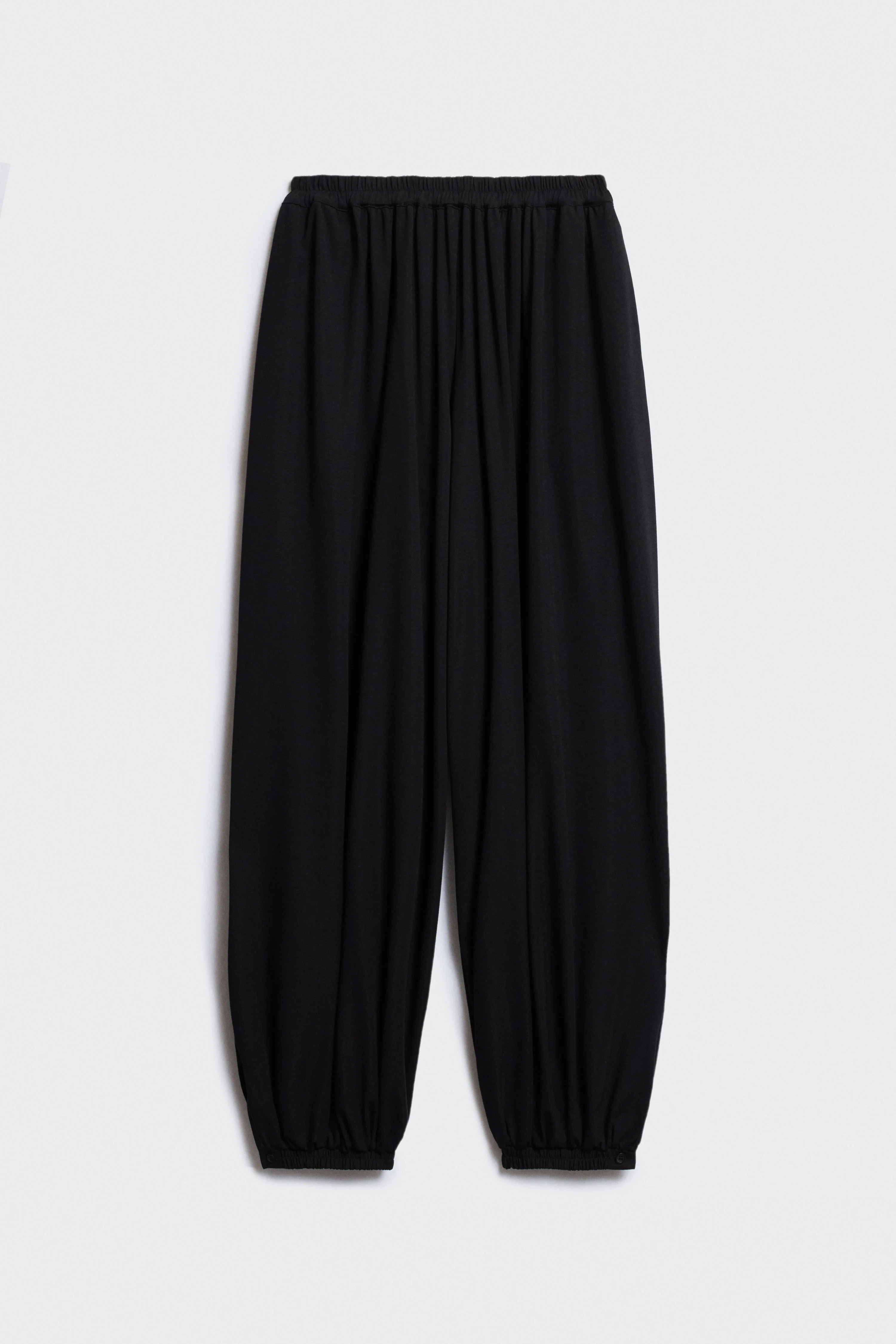 DRAPED BARREL LEG TROUSERS - Image 4