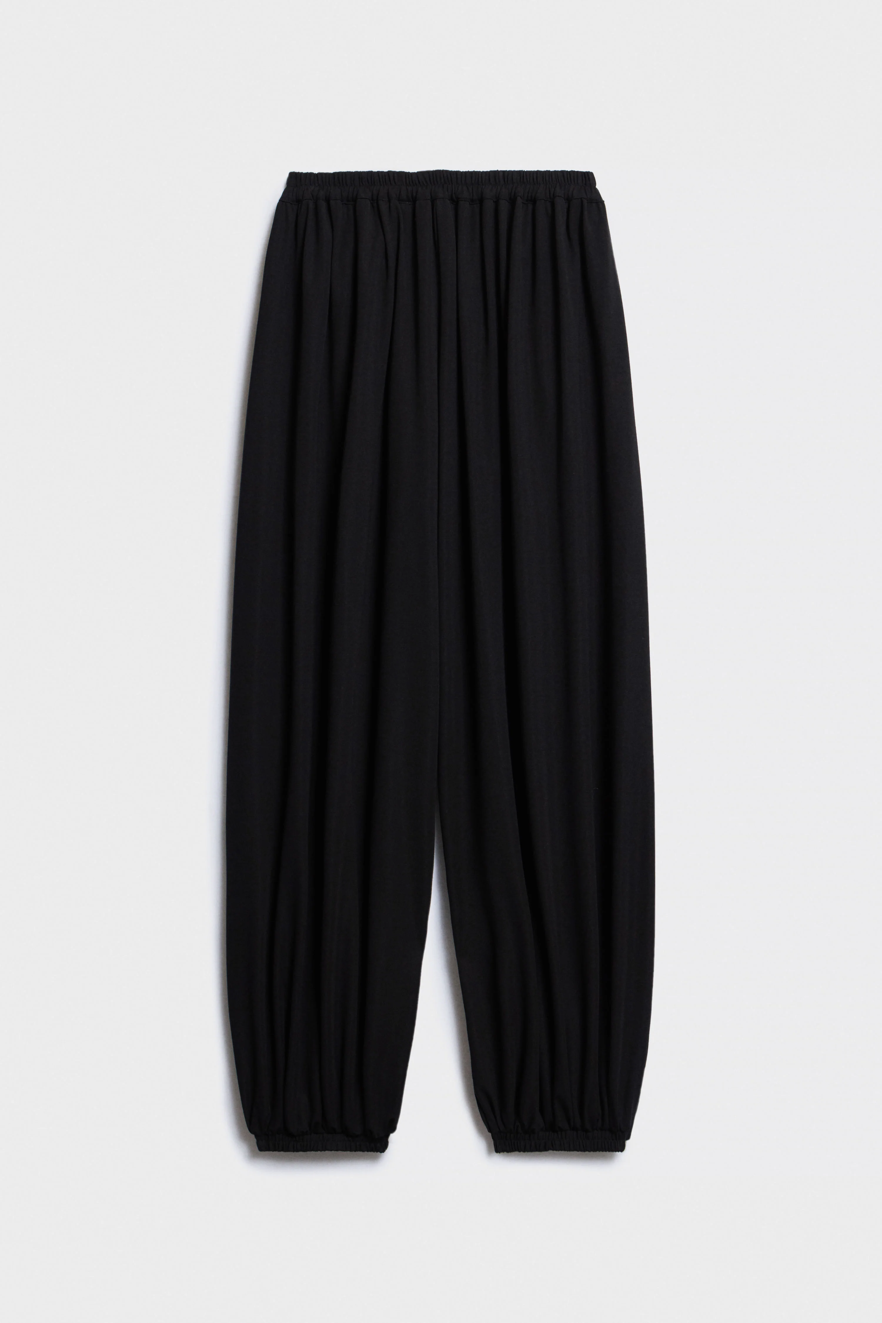 DRAPED BARREL LEG TROUSERS - Image 5