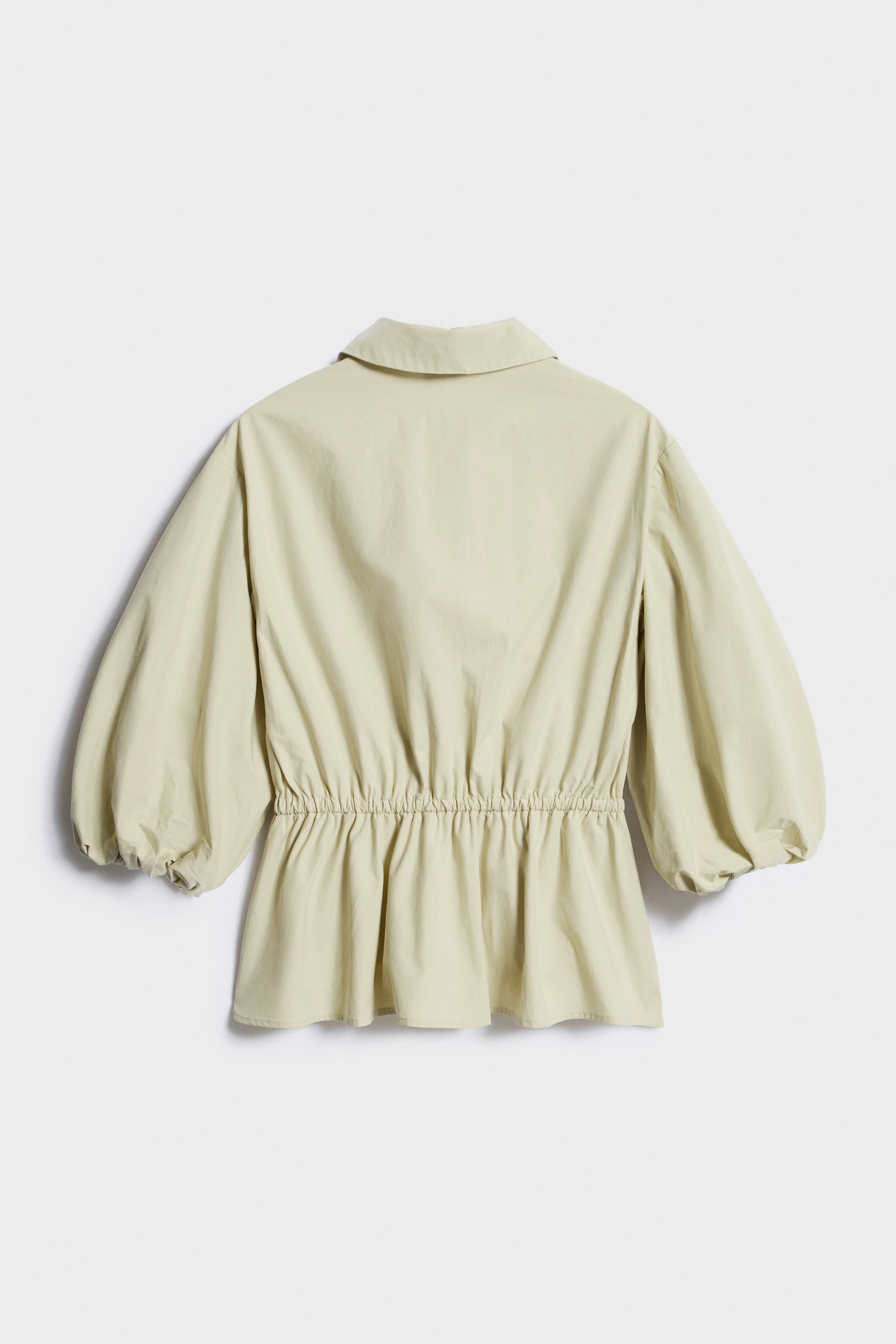 DRAPED COTTON BLOUSE - Image 6