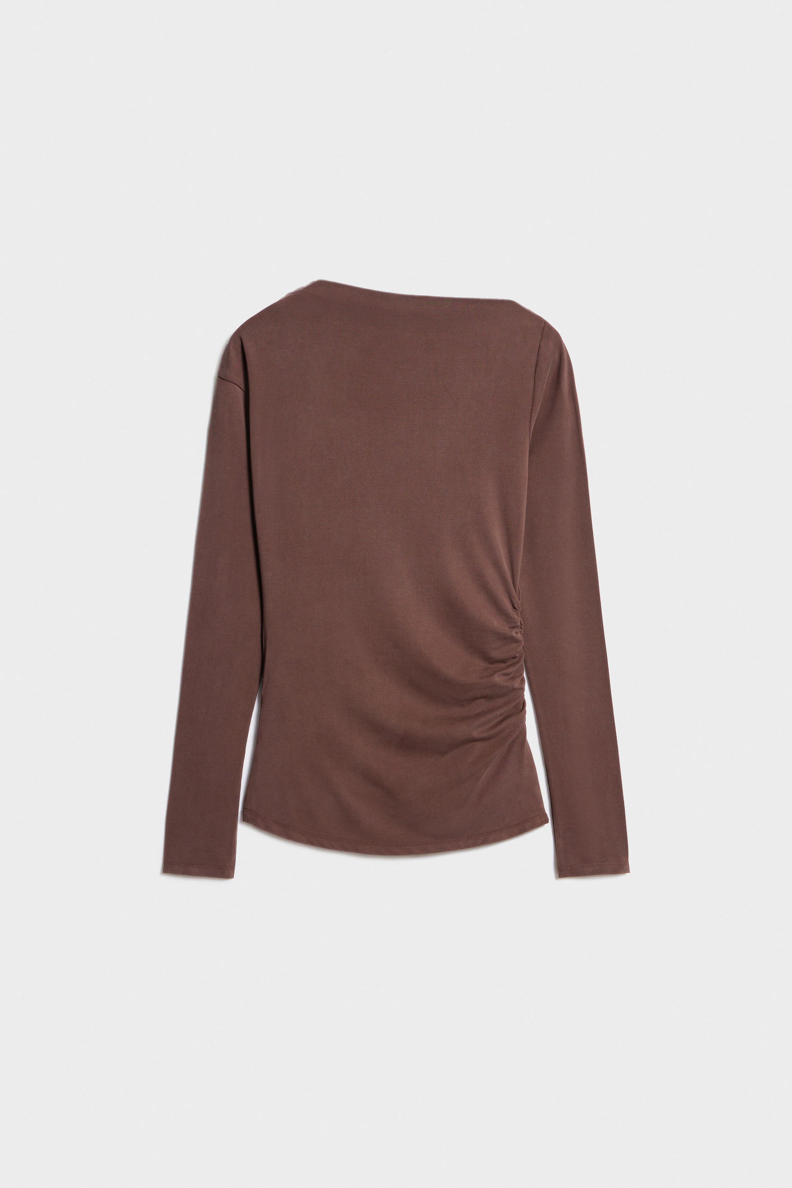 DRAPED LONG-SLEEVED T-SHIRT - Image 6