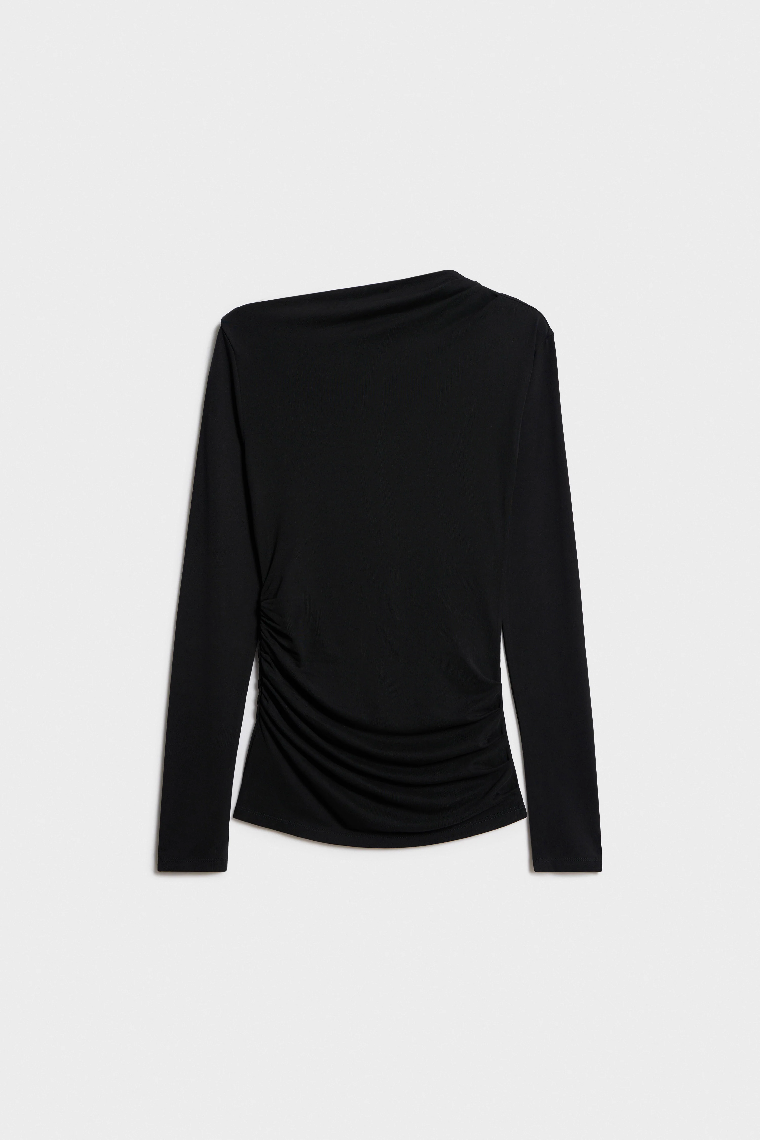 DRAPED LONG-SLEEVED T-SHIRT - Image 5