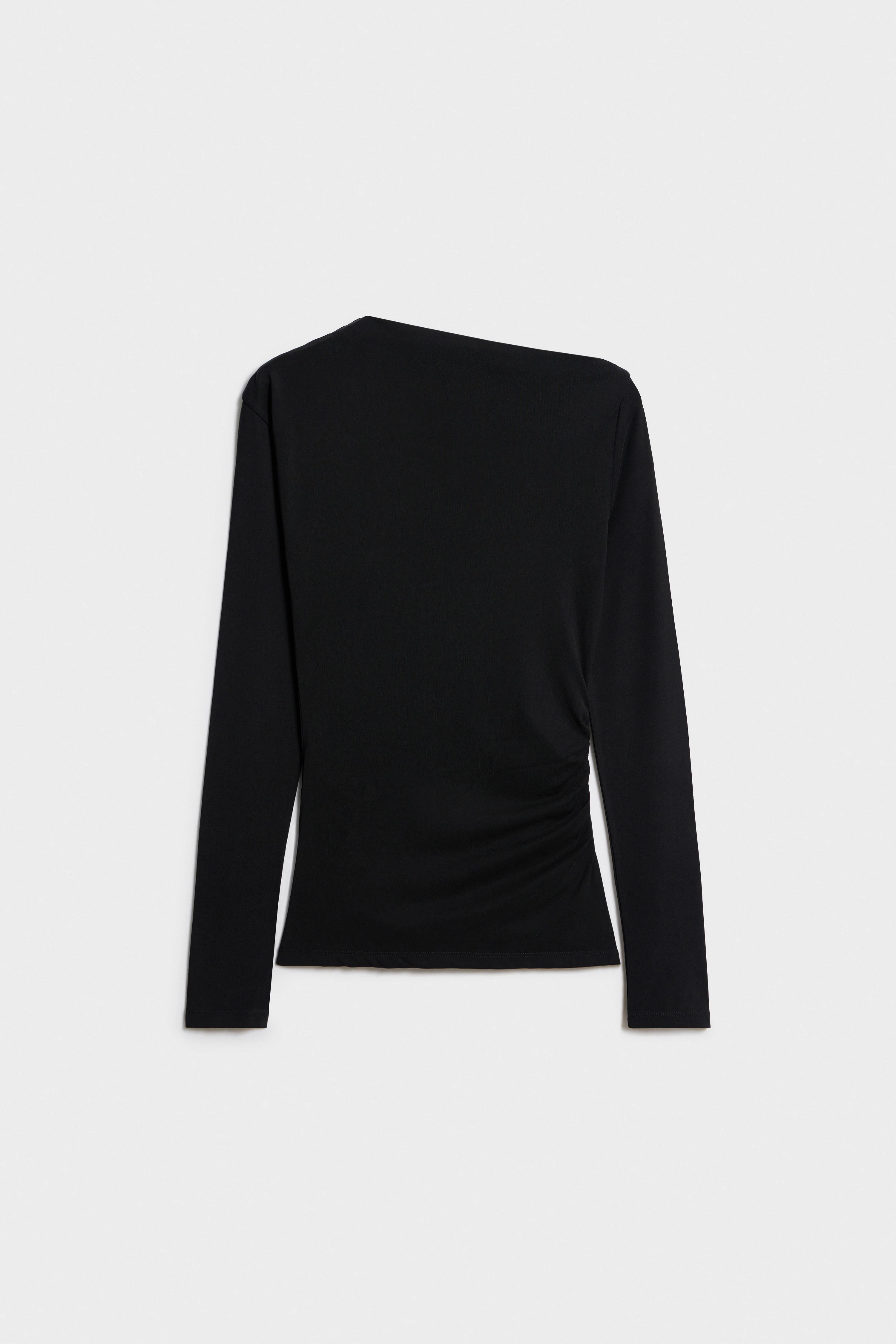 DRAPED LONG-SLEEVED T-SHIRT - Image 6