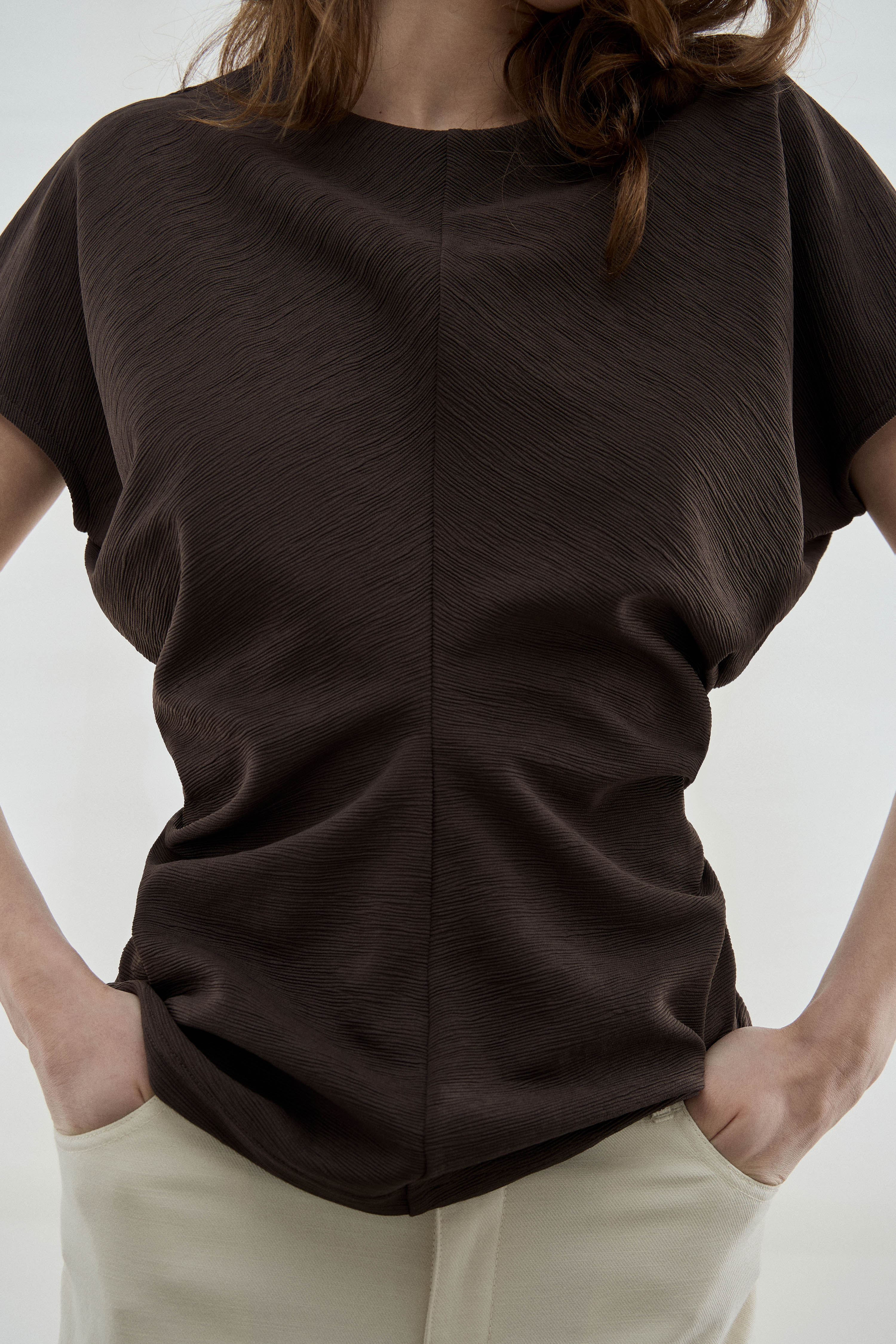 PLEATED T-SHIRT - Image 3