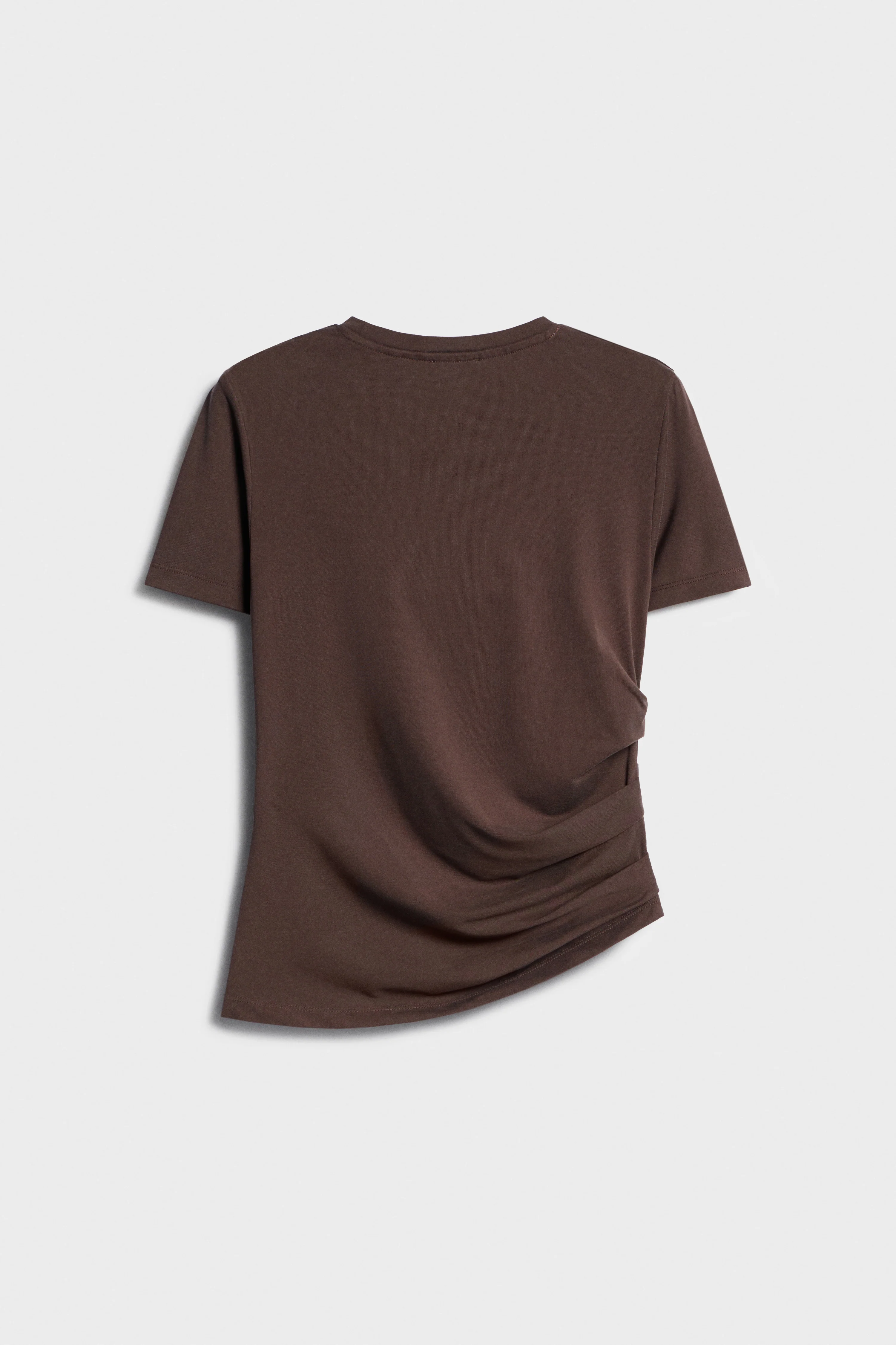 DRAPED VISCOSE T-SHIRT - Image 5