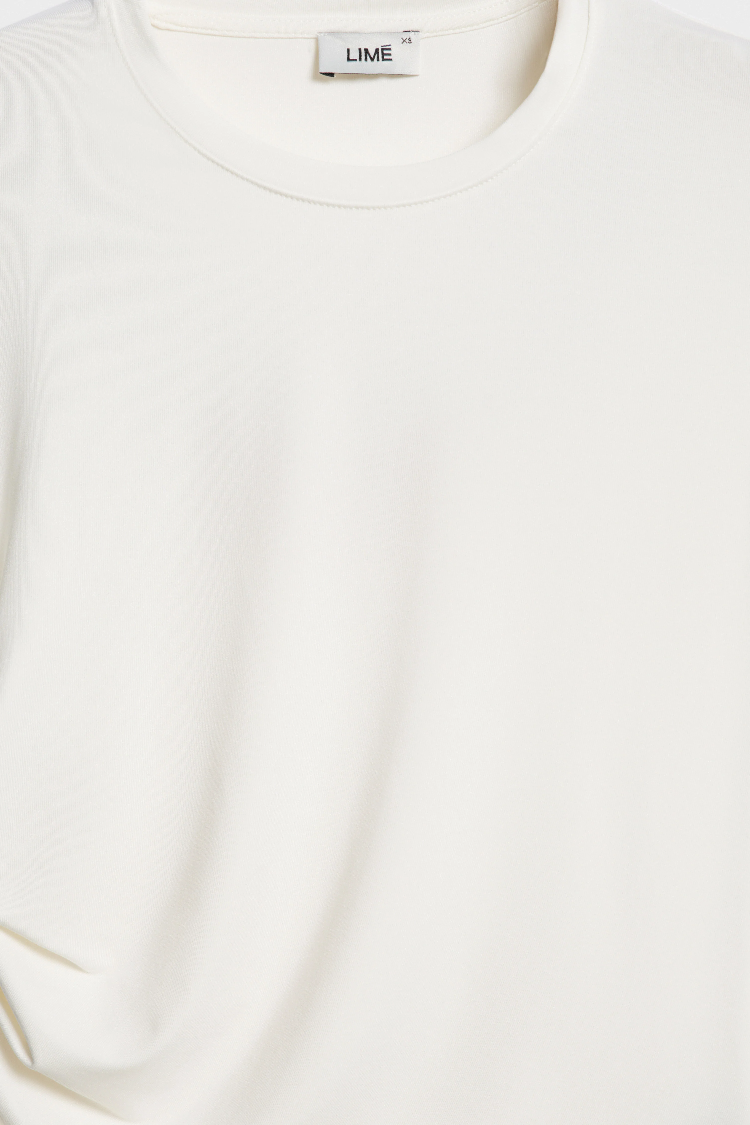 DRAPED VISCOSE T-SHIRT - Image 6