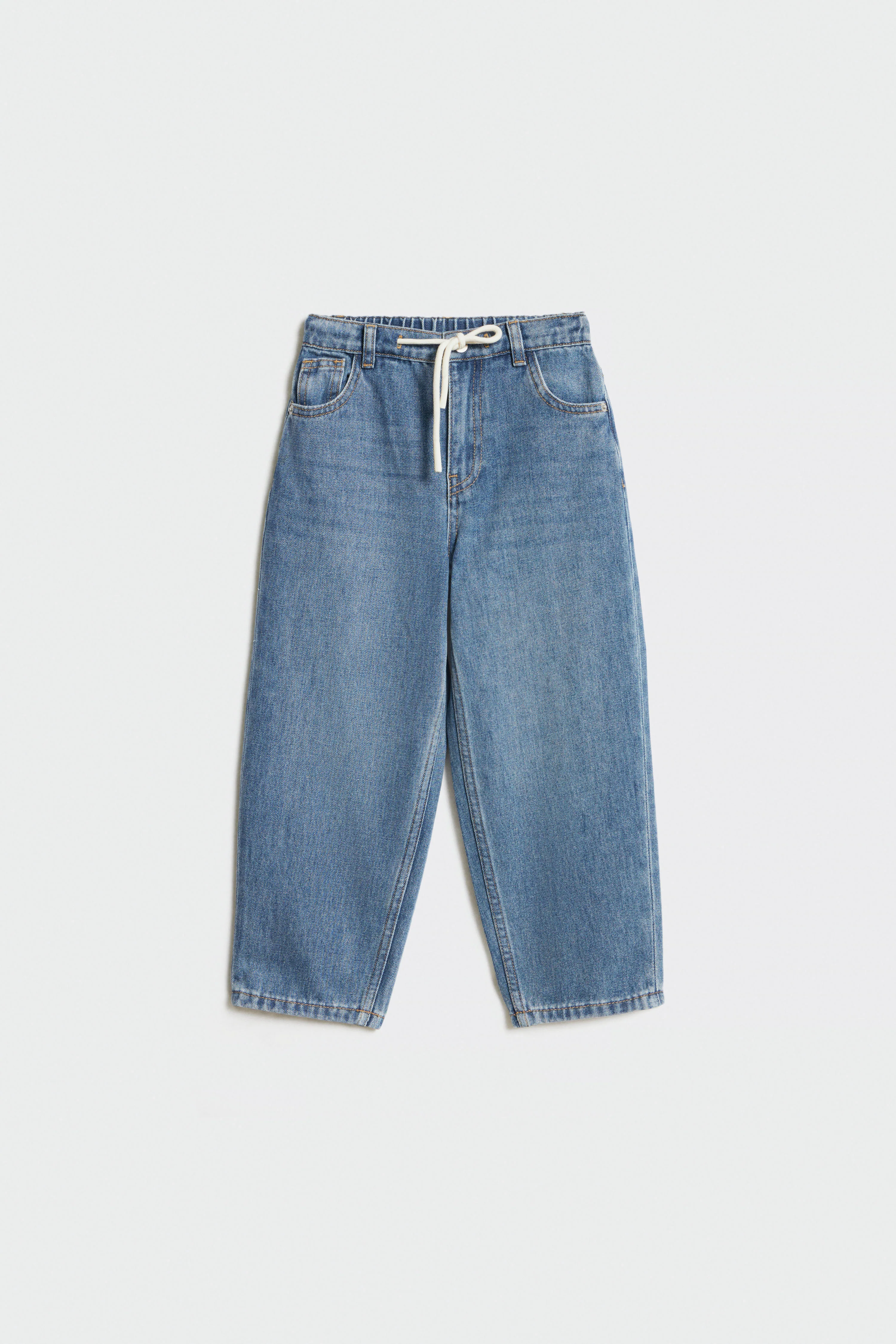 DRAWSTRING BAGGY JEANS - Image 3