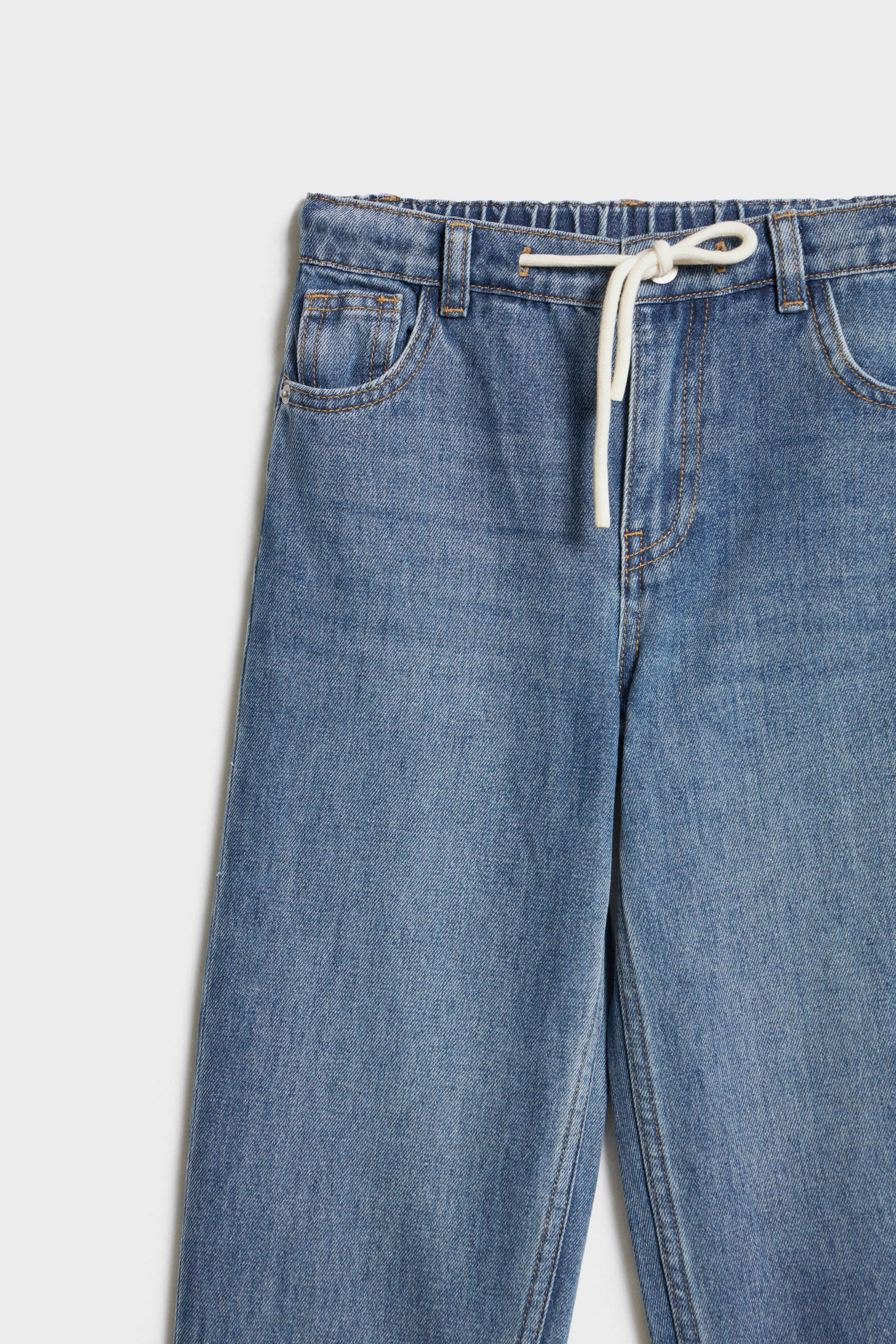 DRAWSTRING BAGGY JEANS - Image 5