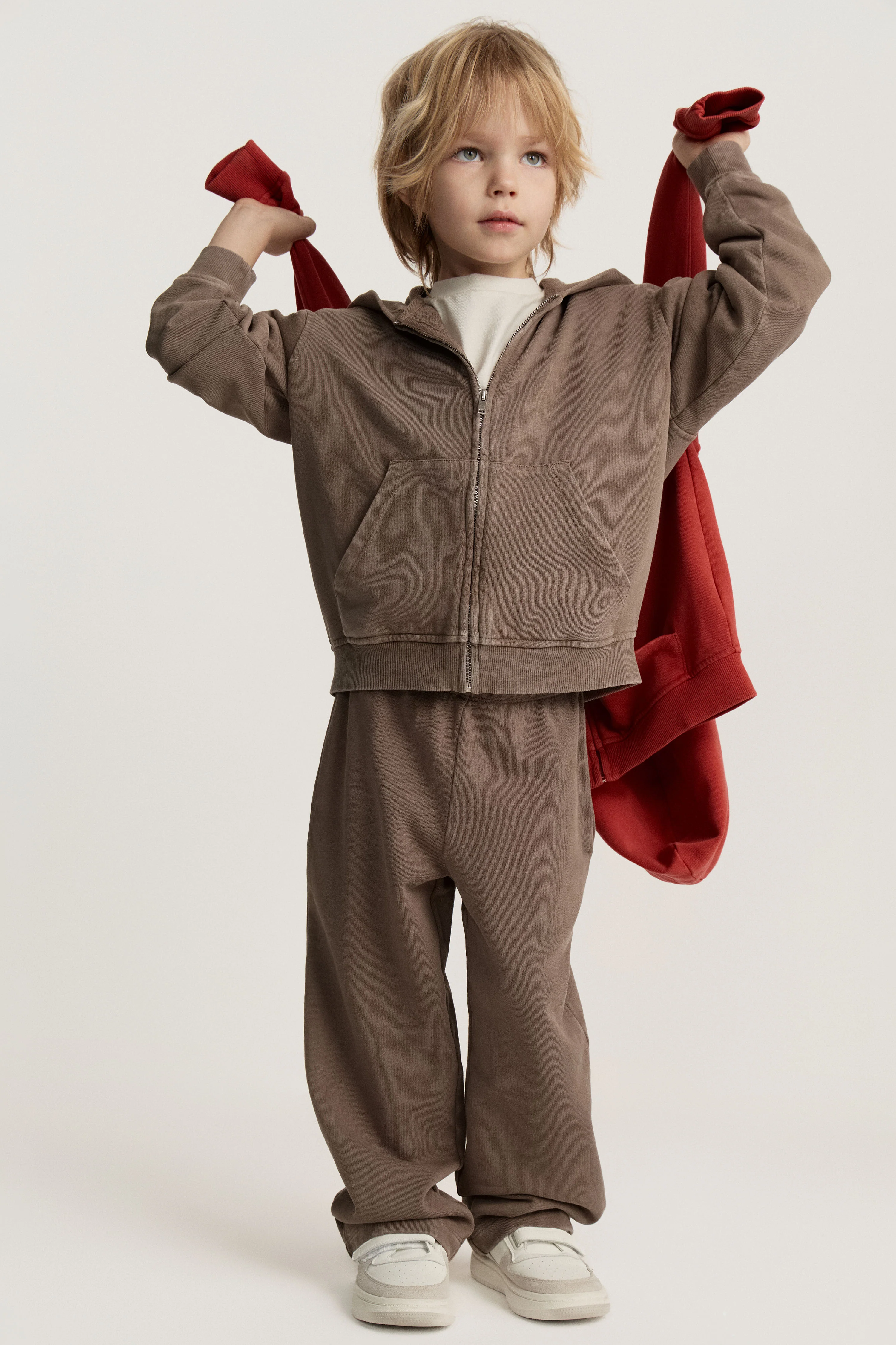 DRAWSTRING COTTON SWEATPANTS