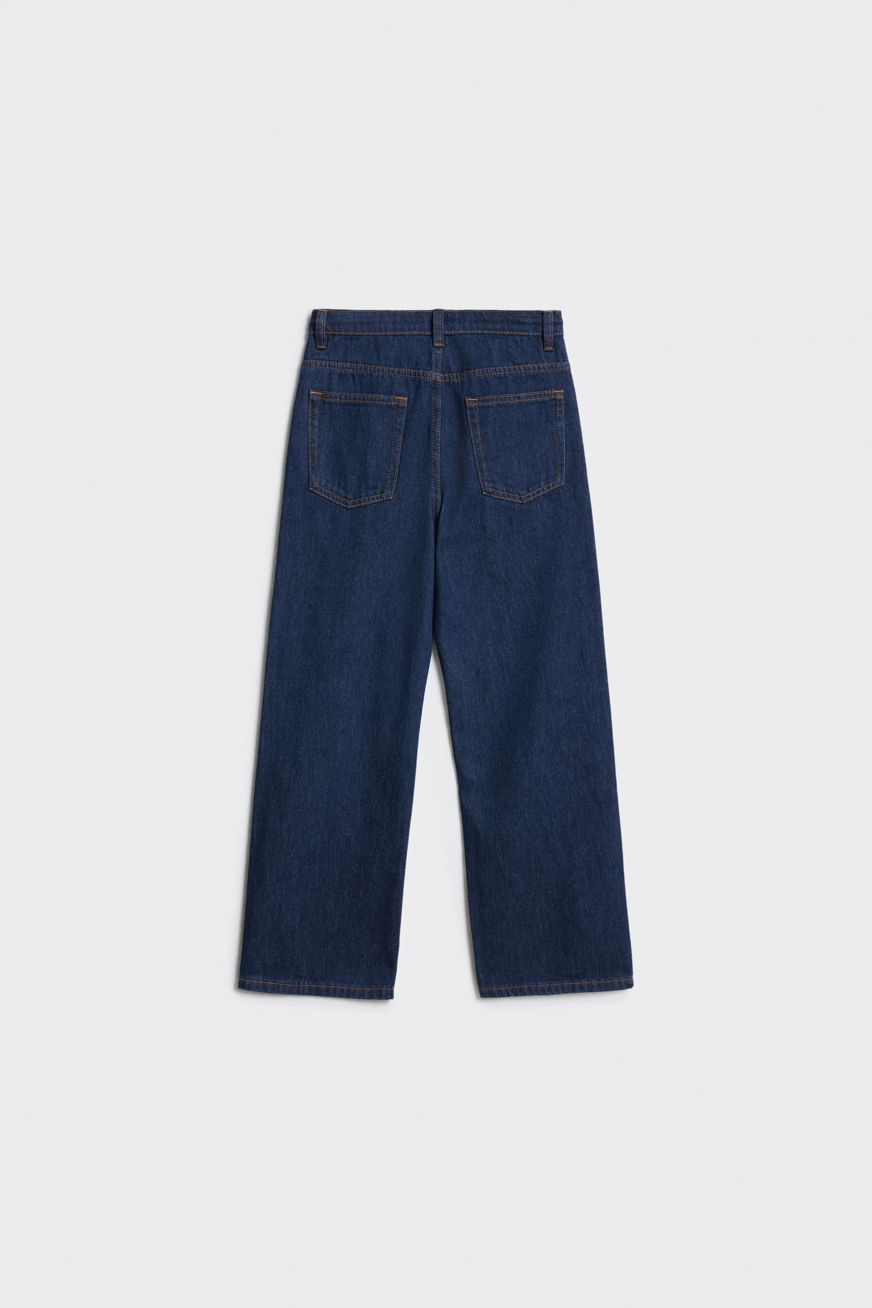 WIDE-LEG DRAWSTRING JEANS - Image 6