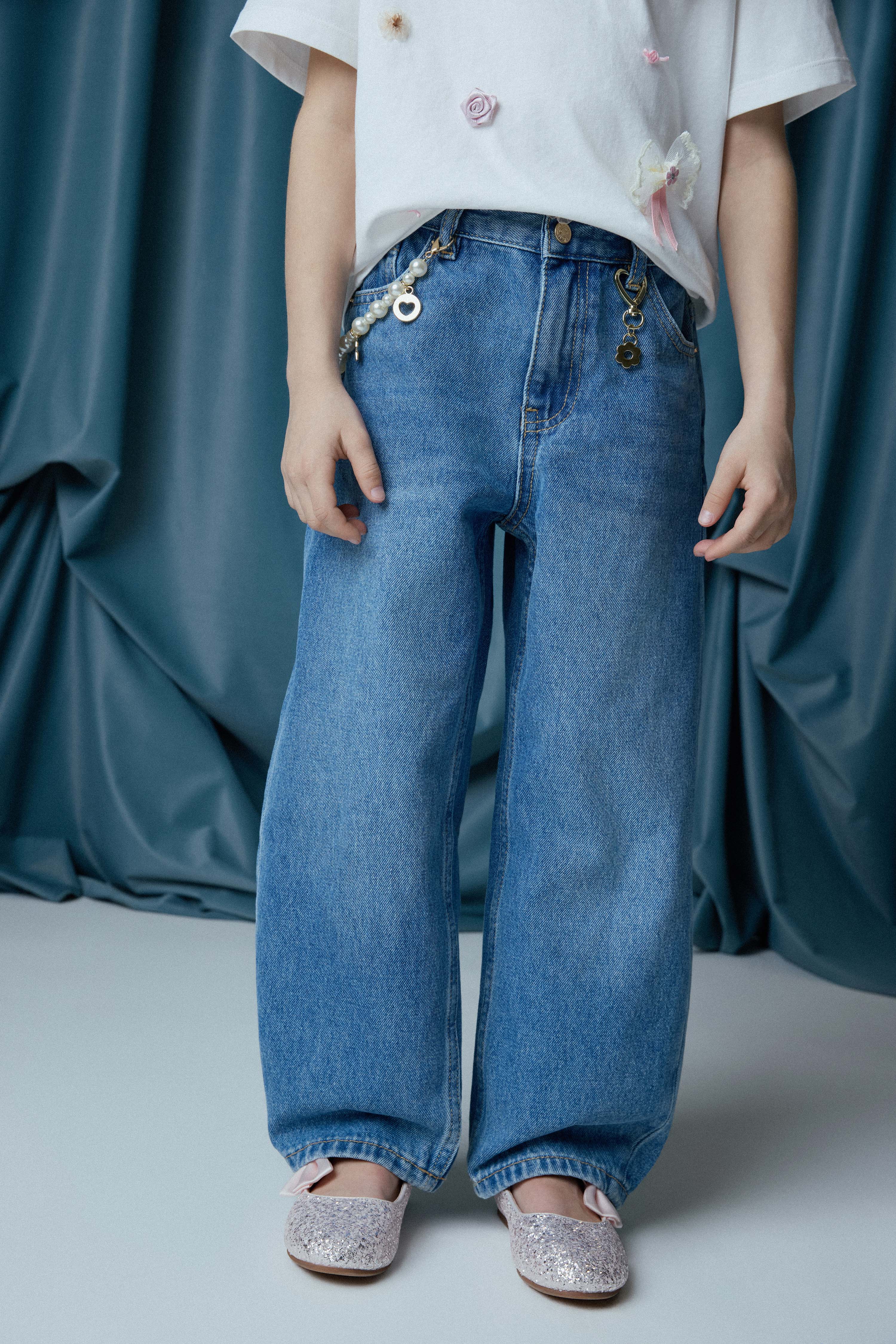 EMBELLISHED BALLOON-FIT JEANS - Image 3