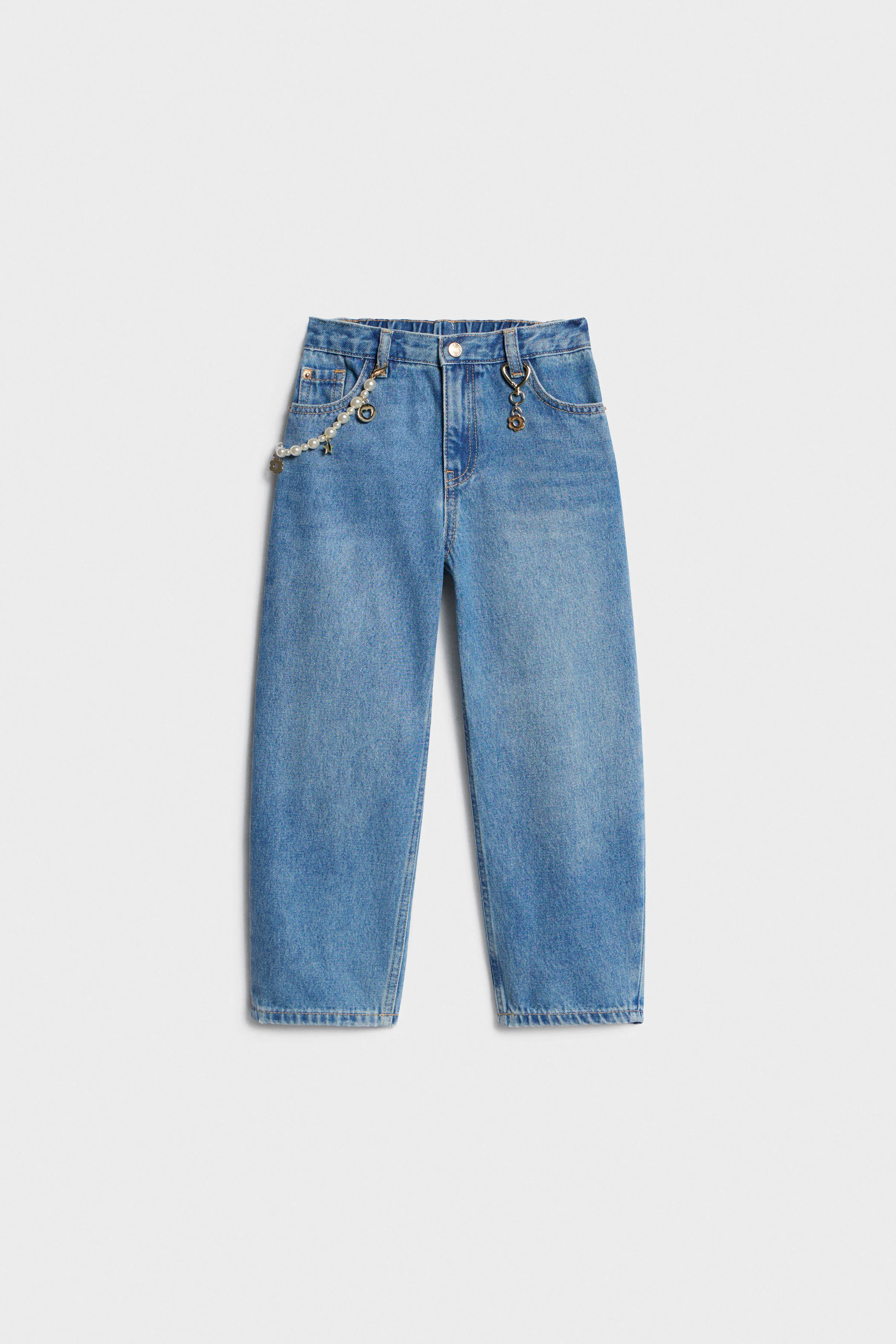 EMBELLISHED BALLOON-FIT JEANS - Image 5