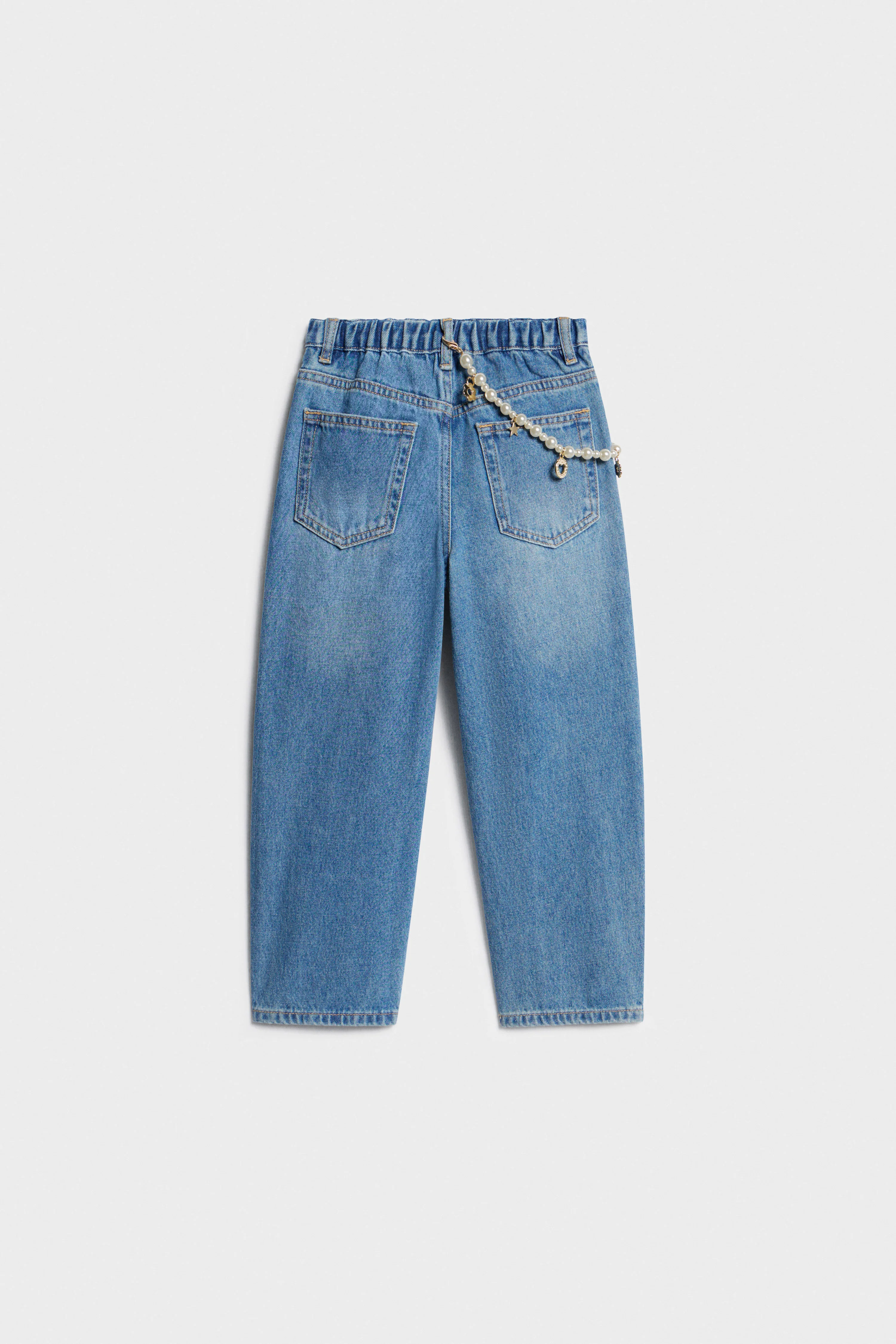 EMBELLISHED BALLOON-FIT JEANS - Image 6