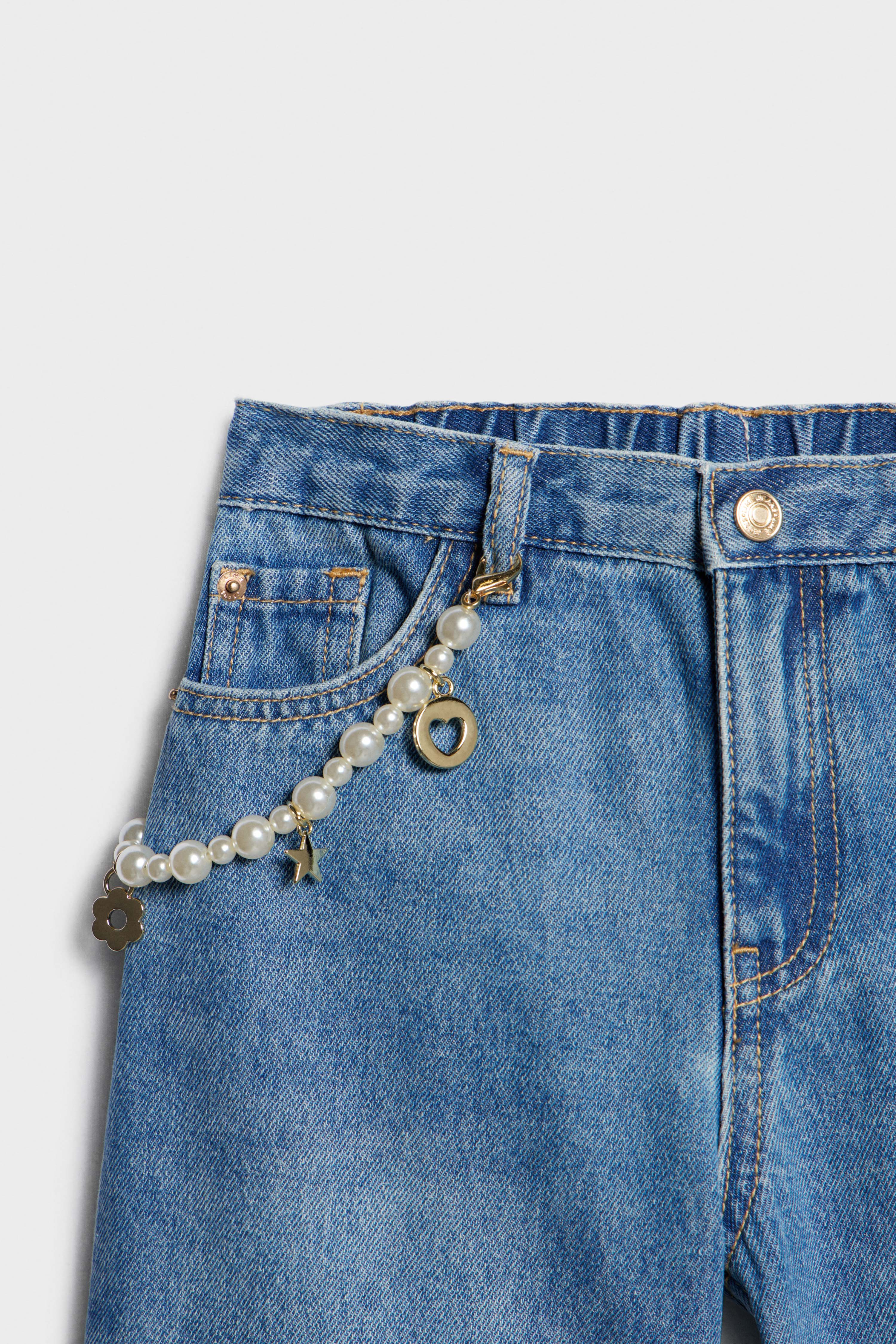 EMBELLISHED BALLOON-FIT JEANS - Image 7