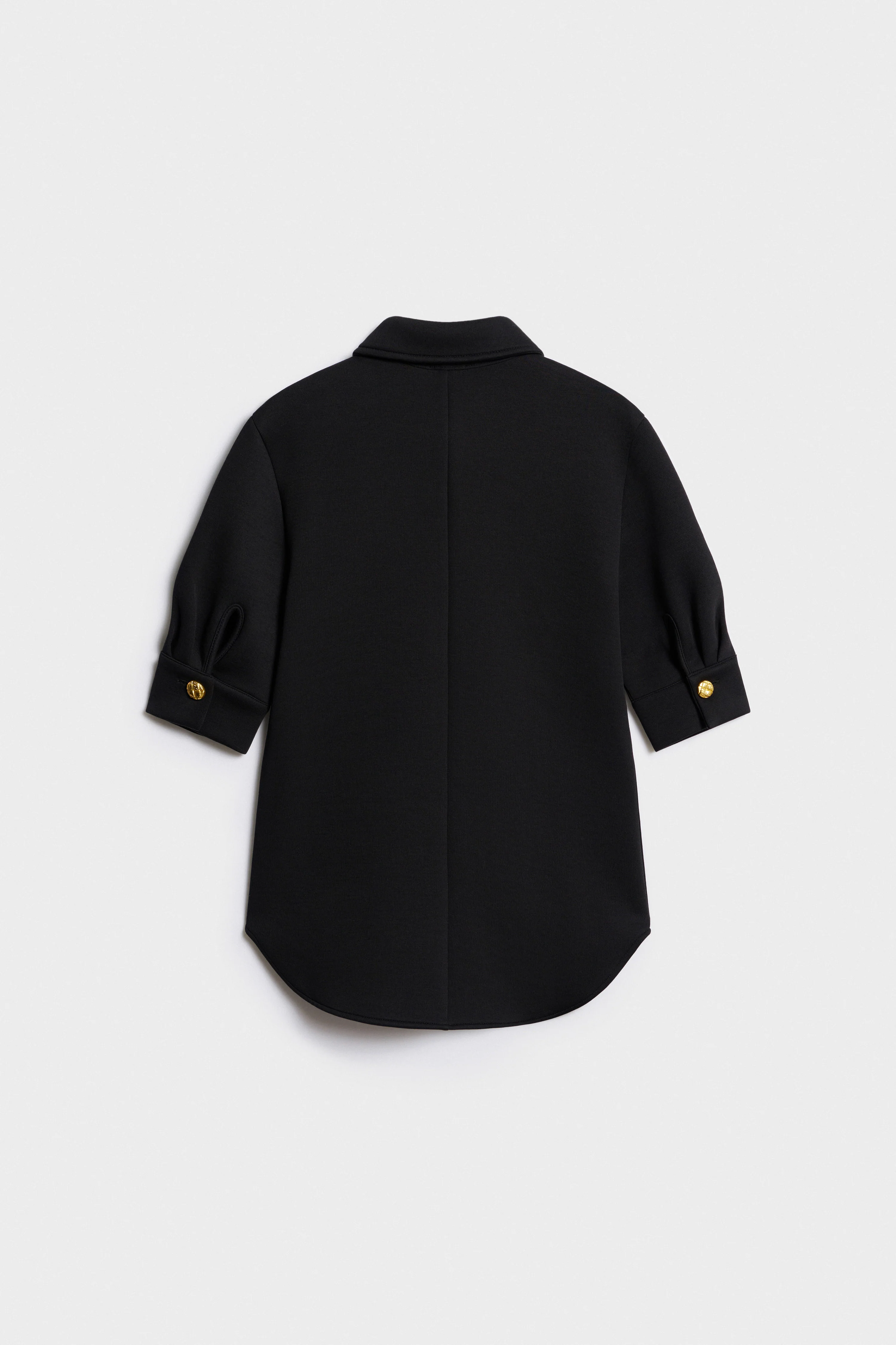 EMBELLISHED-BUTTON COTTON SHIRT - Image 6