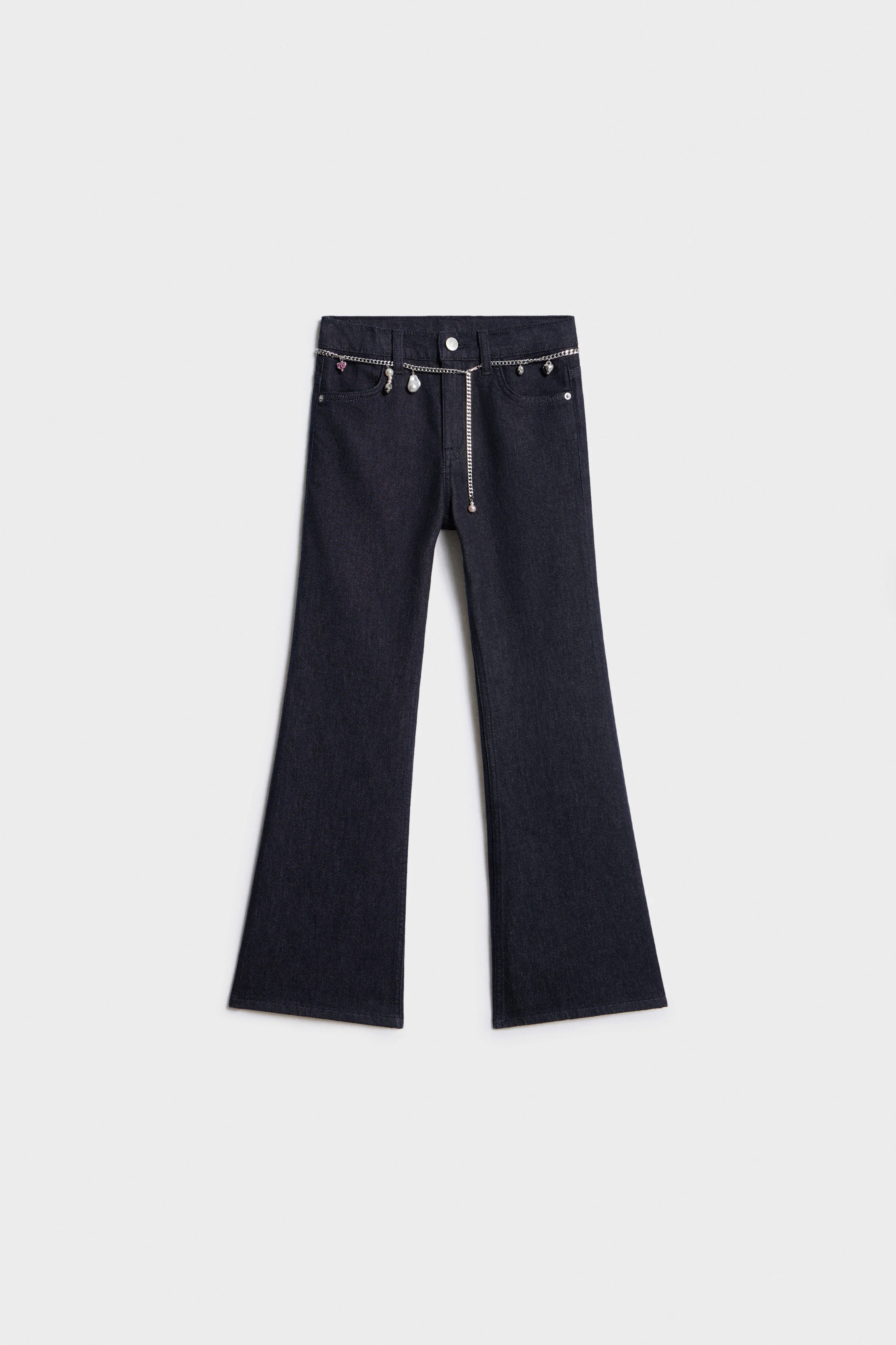 FLARED JEANS WITH CHAIN - Image 5