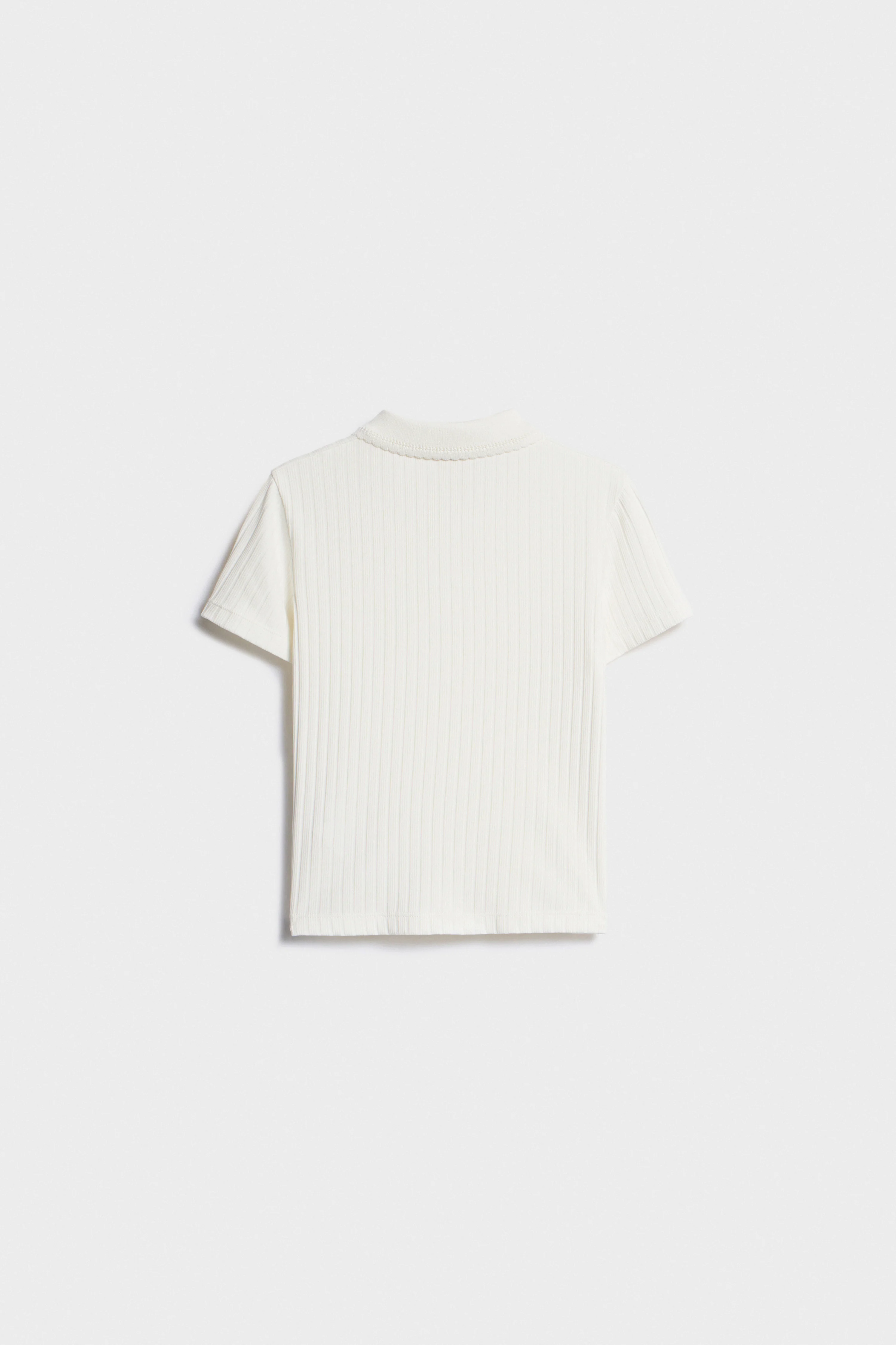 EMBELLISHED COLLAR T-SHIRT - Image 5