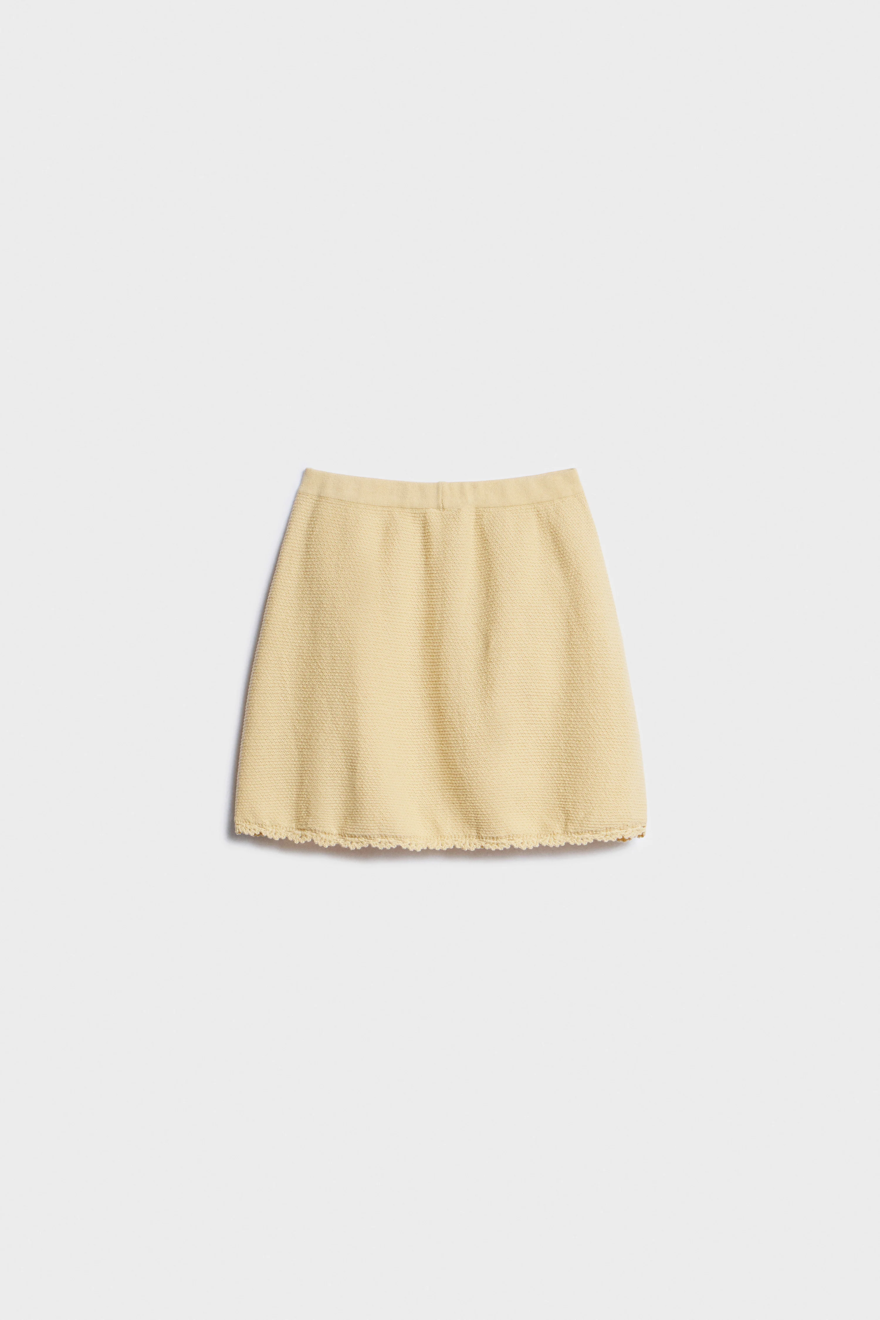 EMBELLISHED COTTON-KNIT SKIRT - Image 5