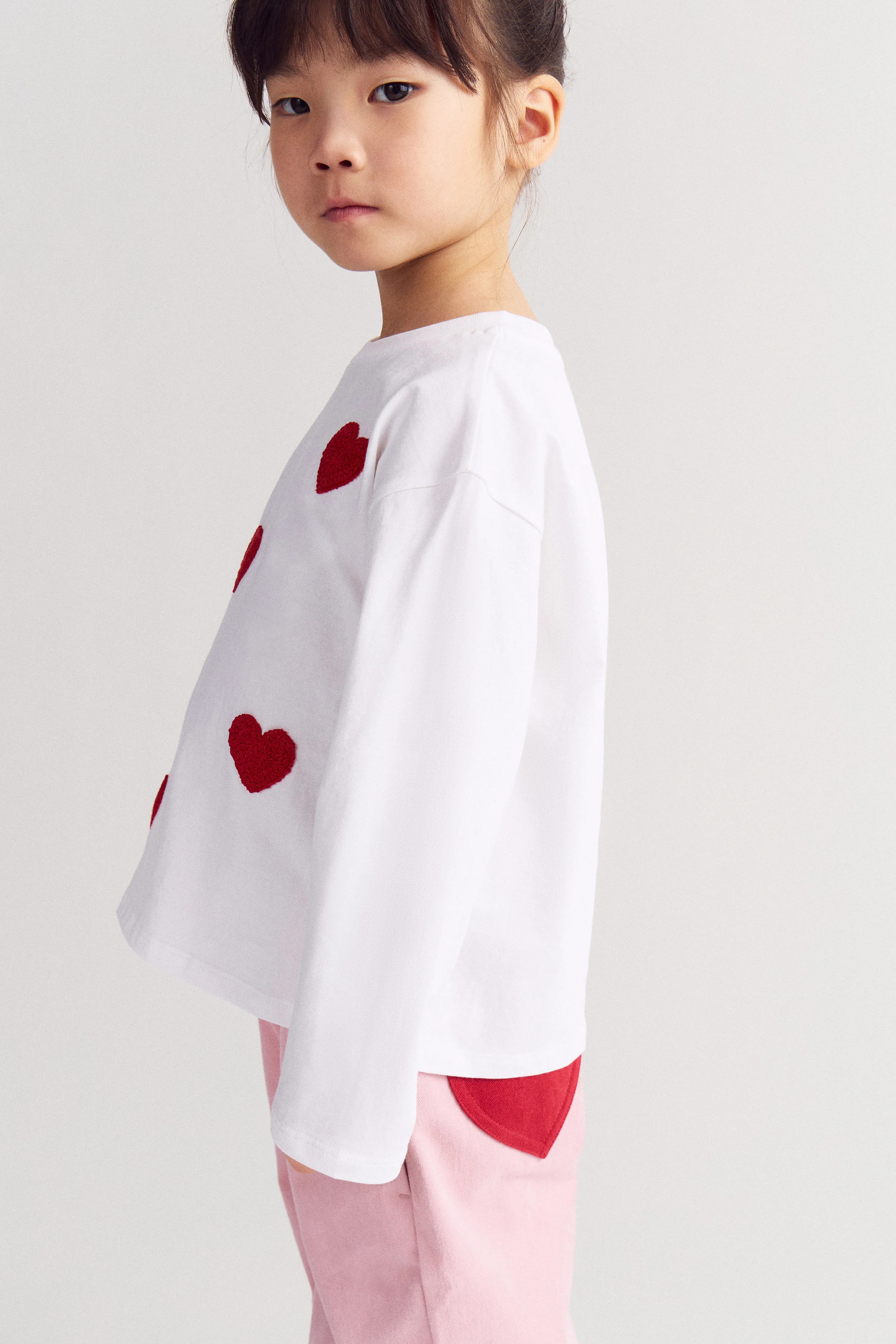 EMBELLISHED COTTON LONG-SLEEVED T-SHIRT - Image 3