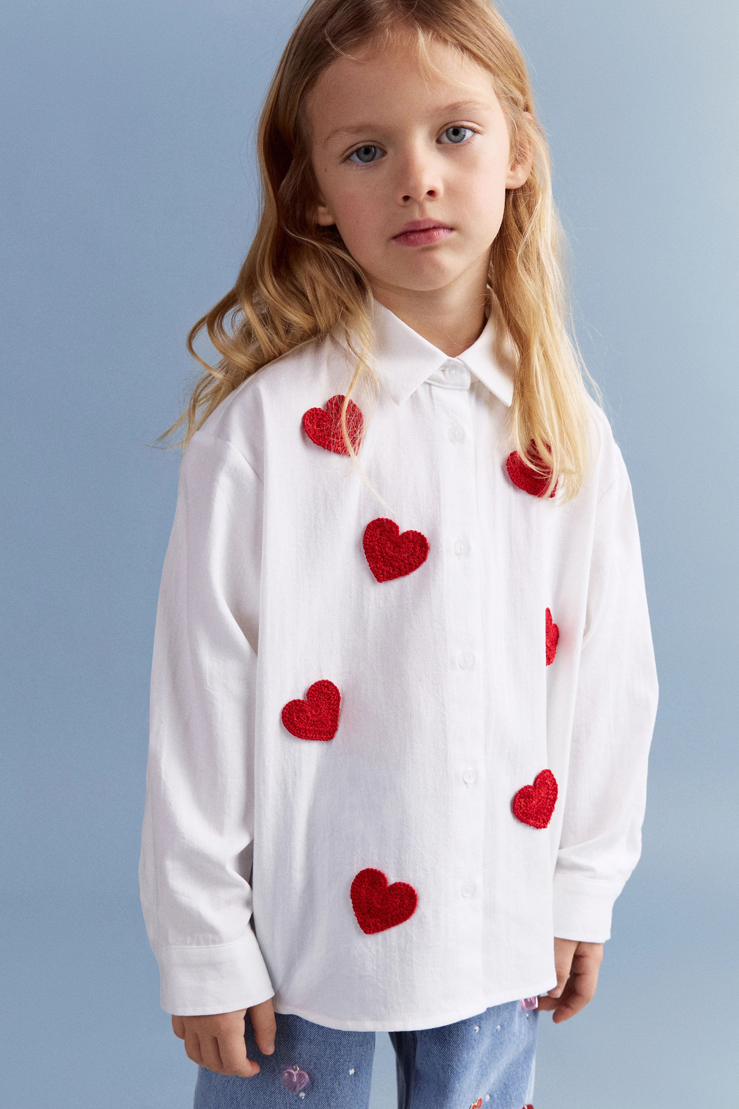 EMBELLISHED COTTON SHIRT