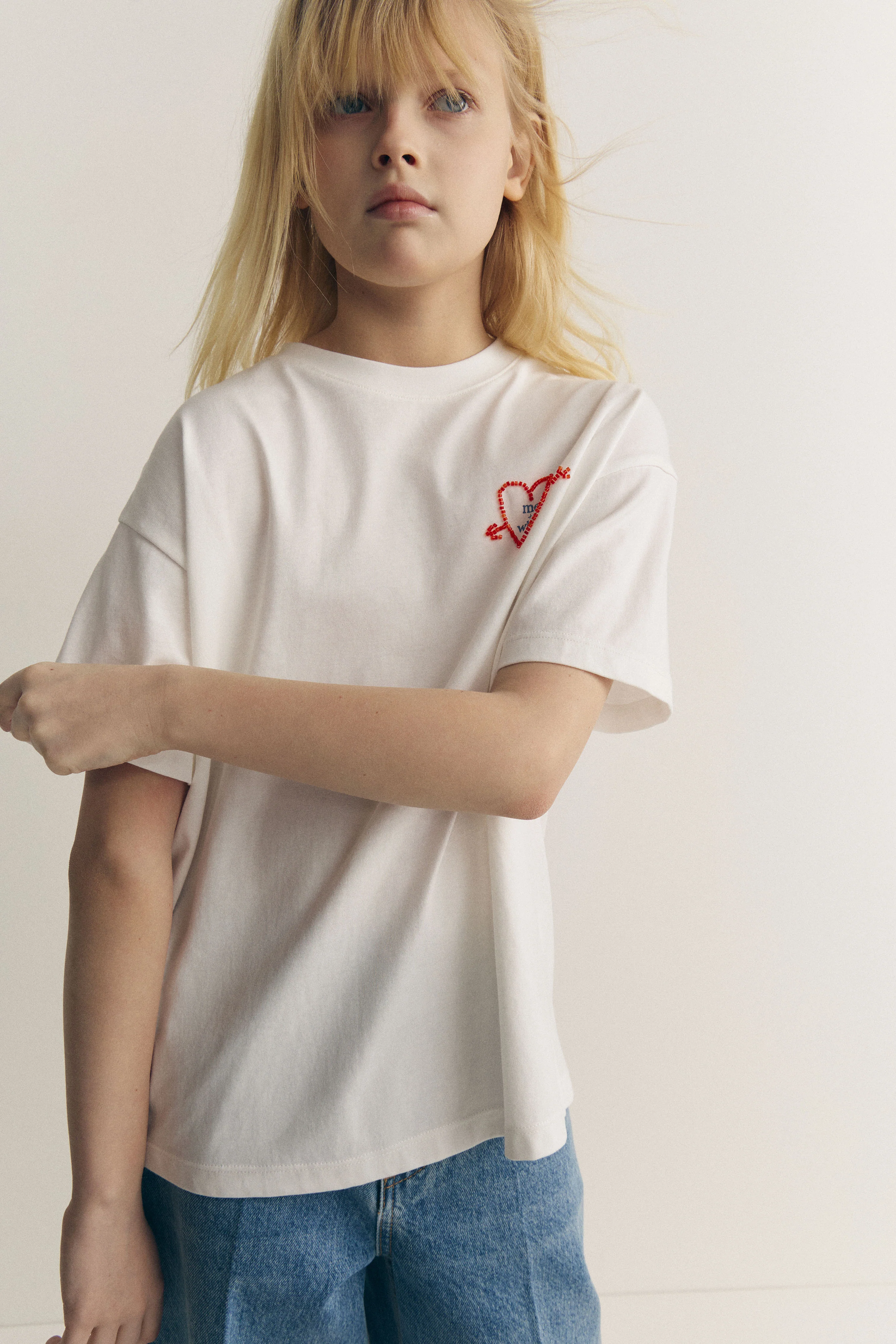 EMBELLISHED COTTON T-SHIRT
