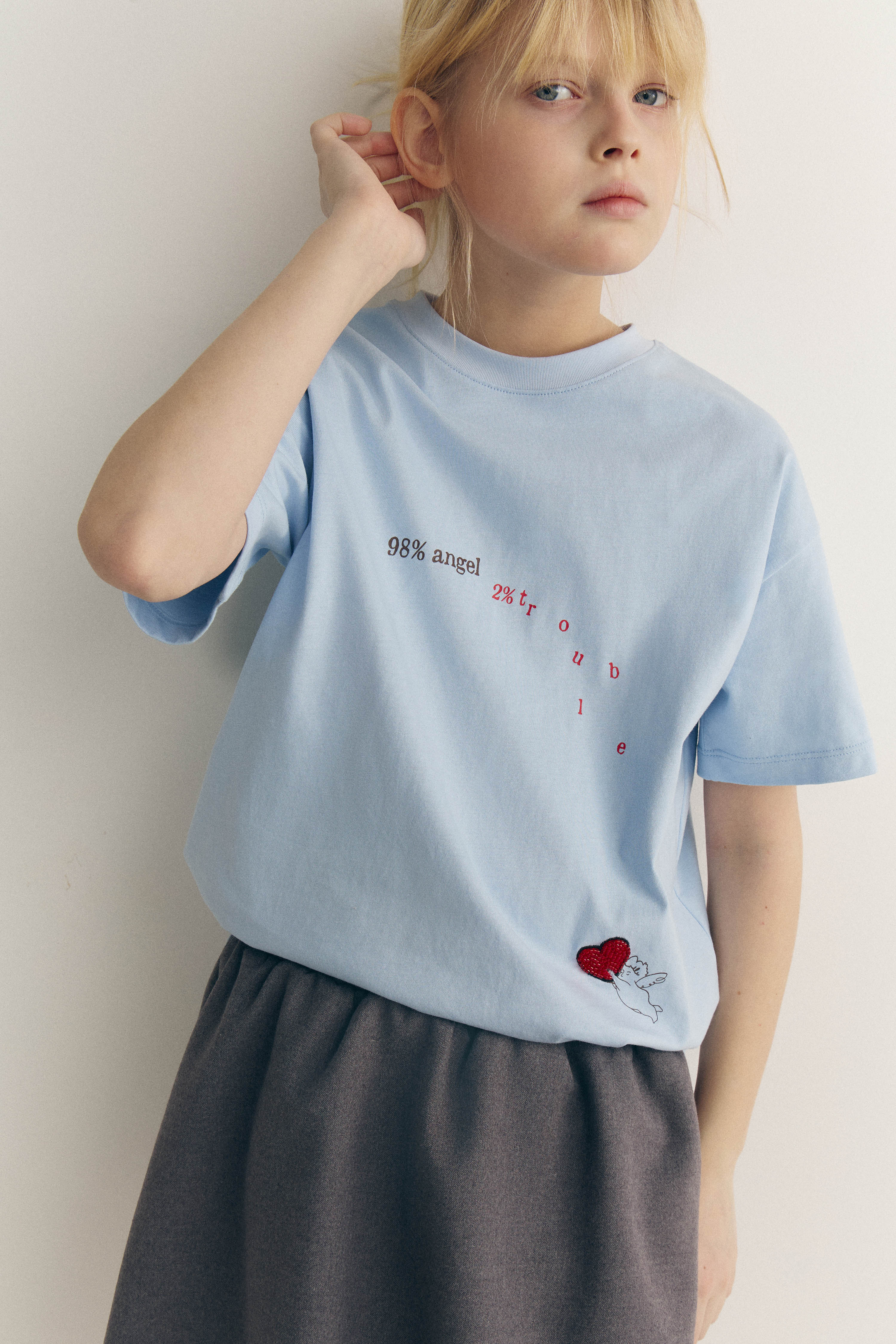 EMBELLISHED COTTON T-SHIRT