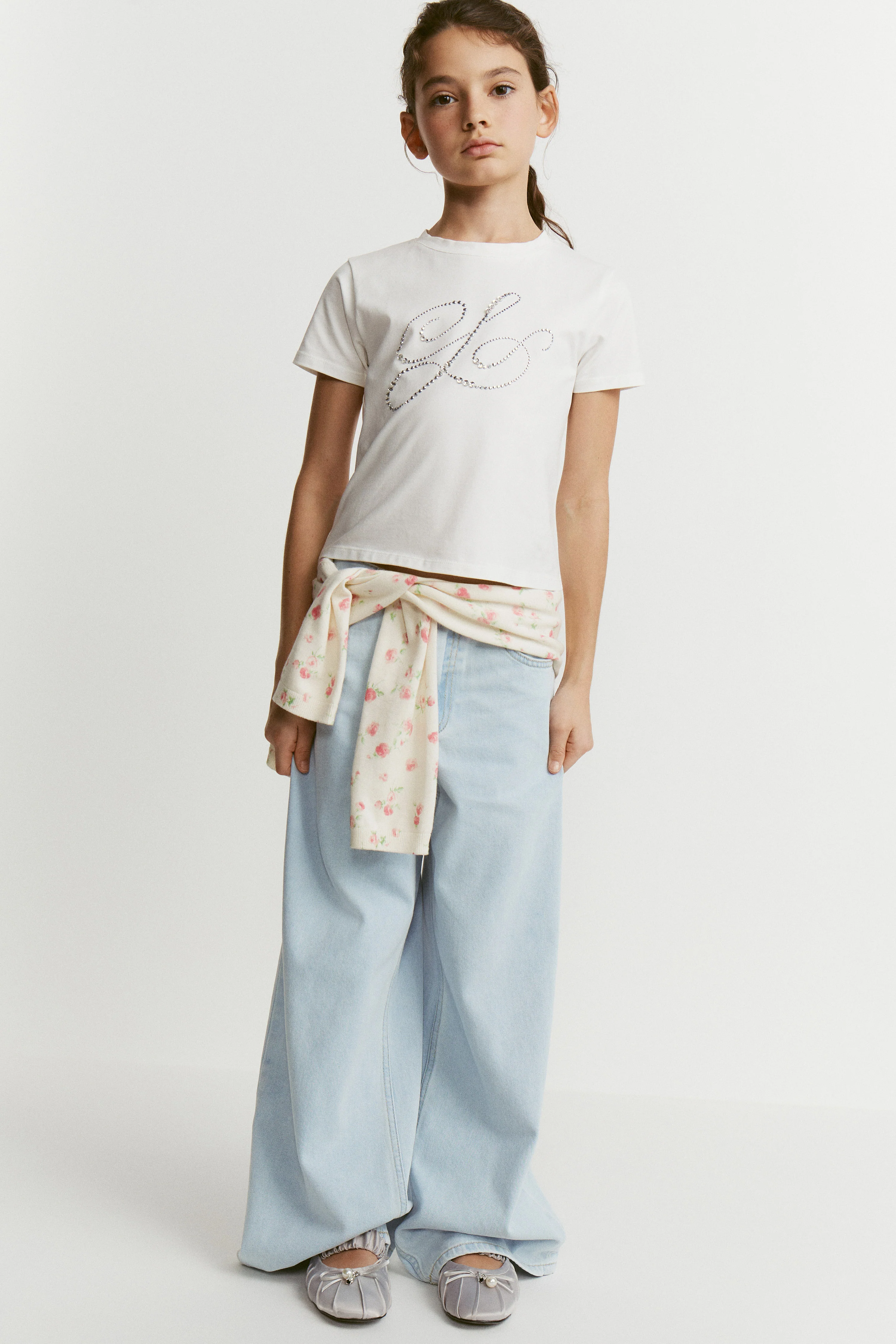 EMBELLISHED COTTON T-SHIRT