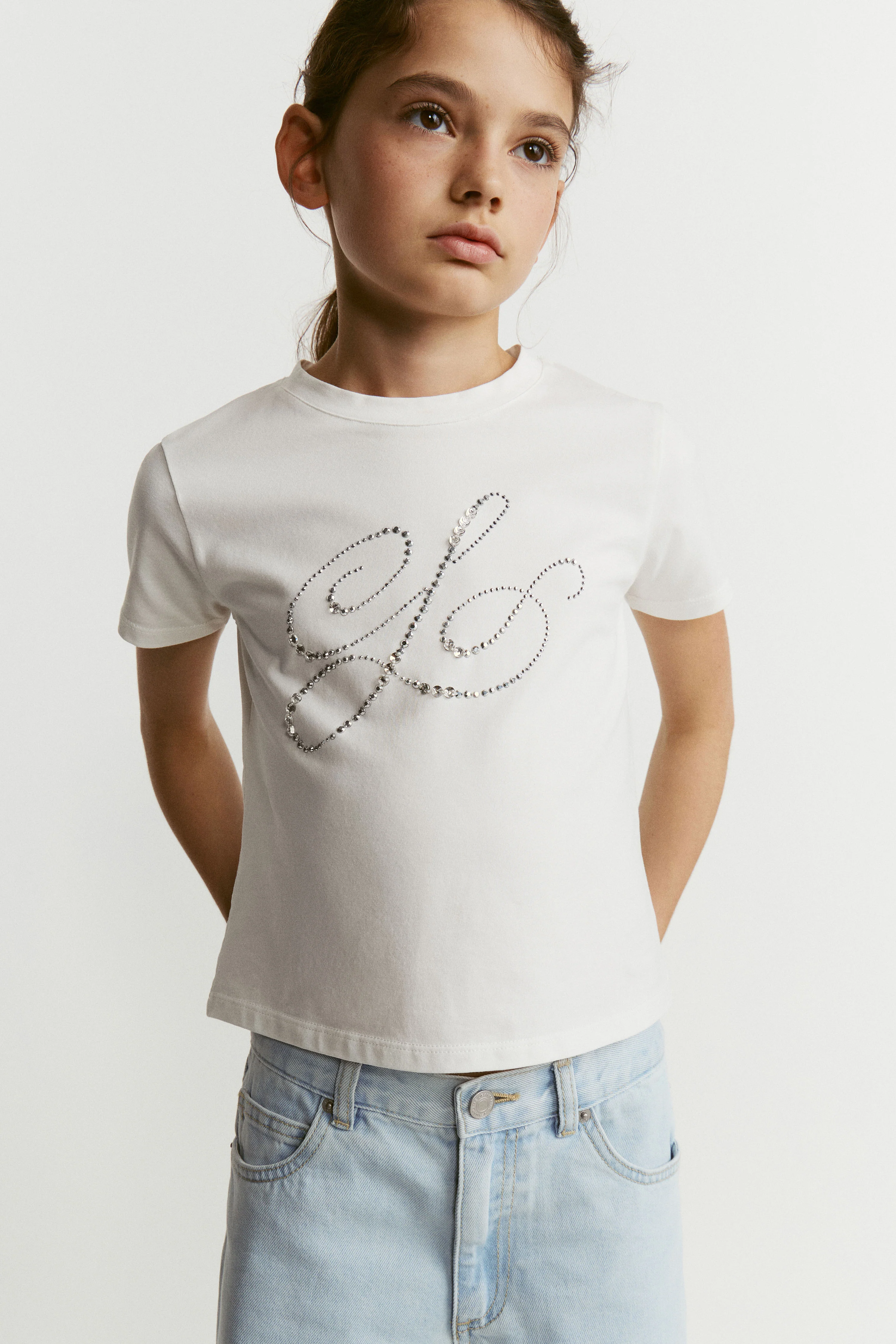 EMBELLISHED COTTON T-SHIRT - Image 2