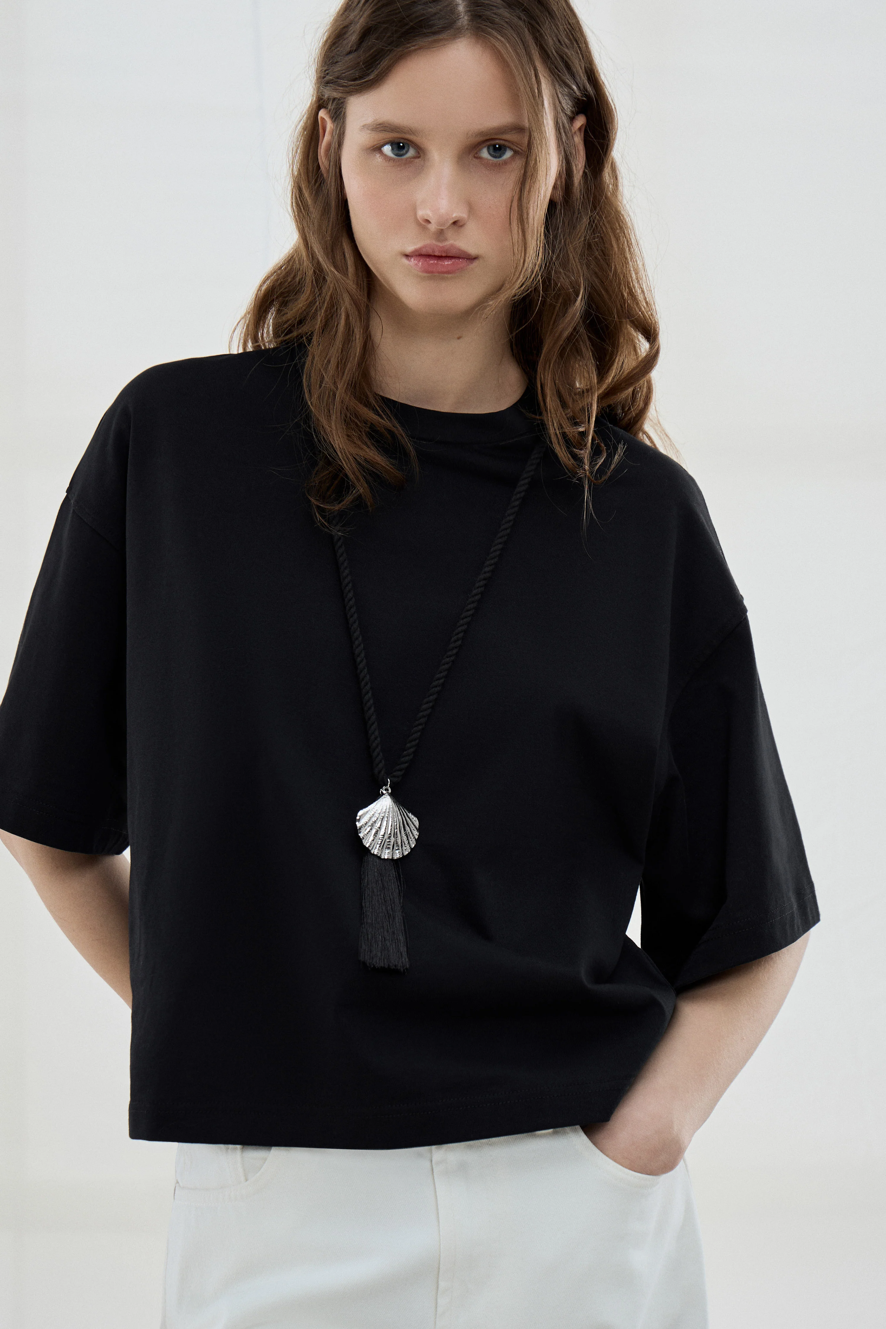 EMBELLISHED COTTON T-SHIRT