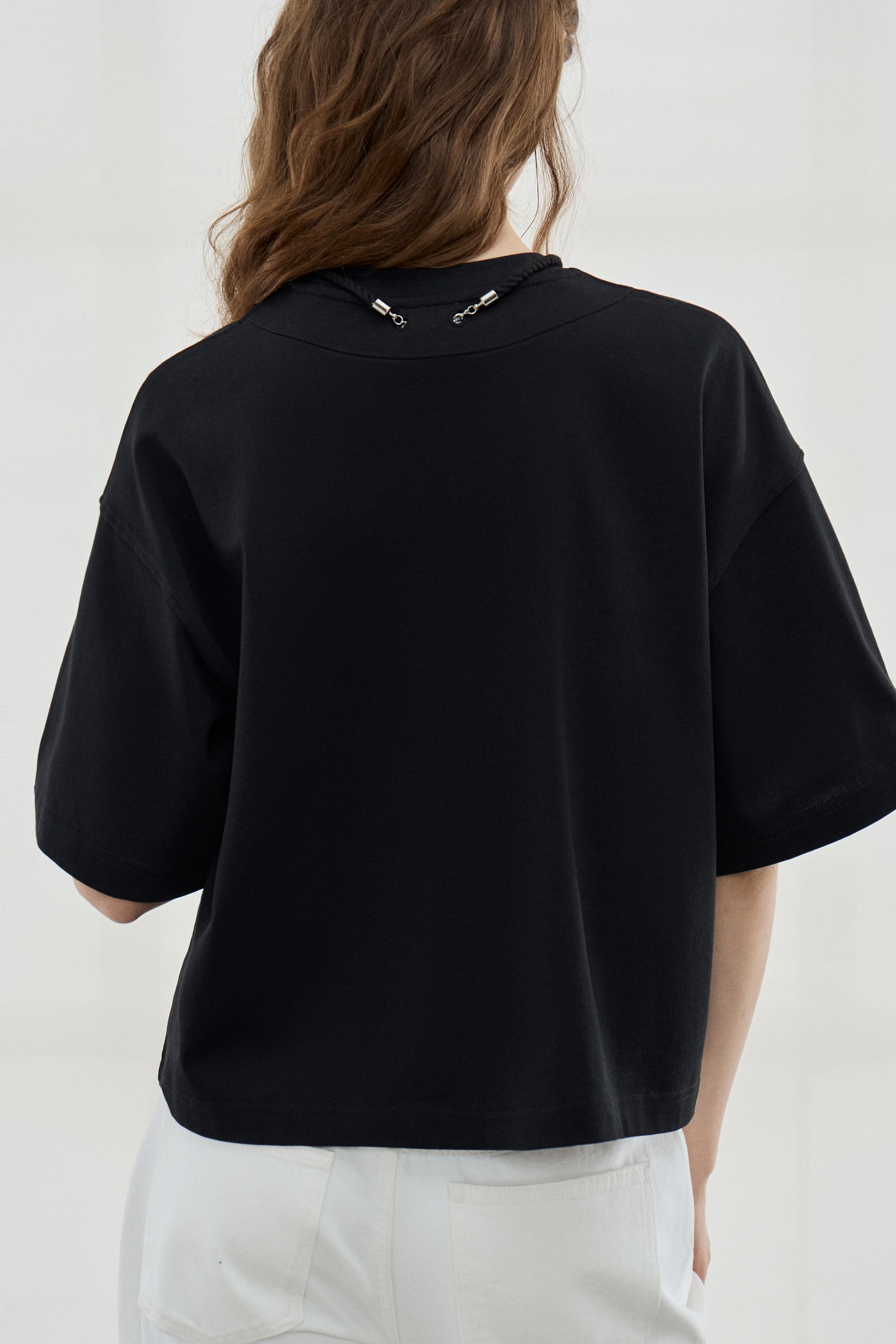 EMBELLISHED COTTON T-SHIRT - Image 3