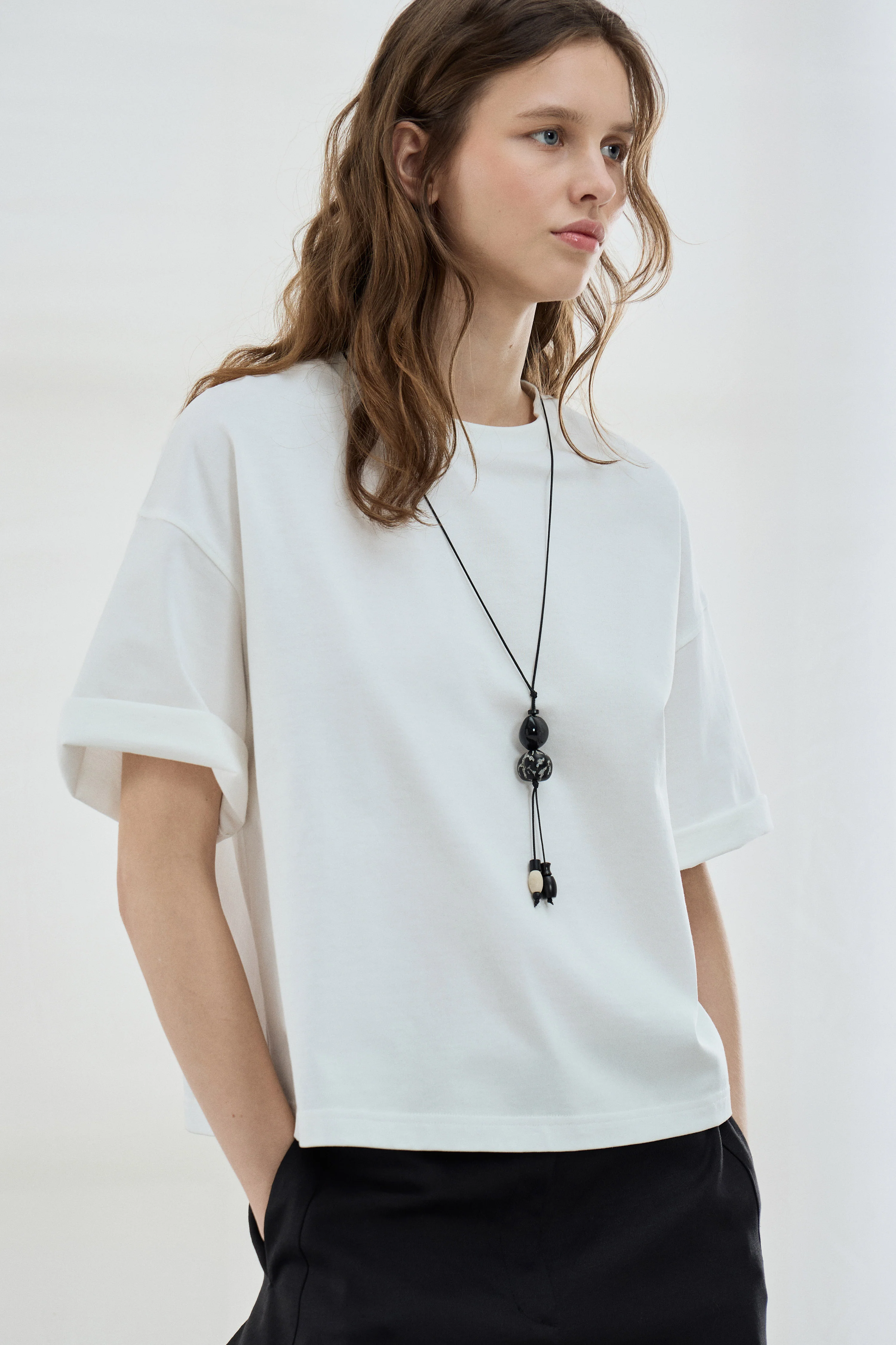 EMBELLISHED COTTON T-SHIRT - Image 3
