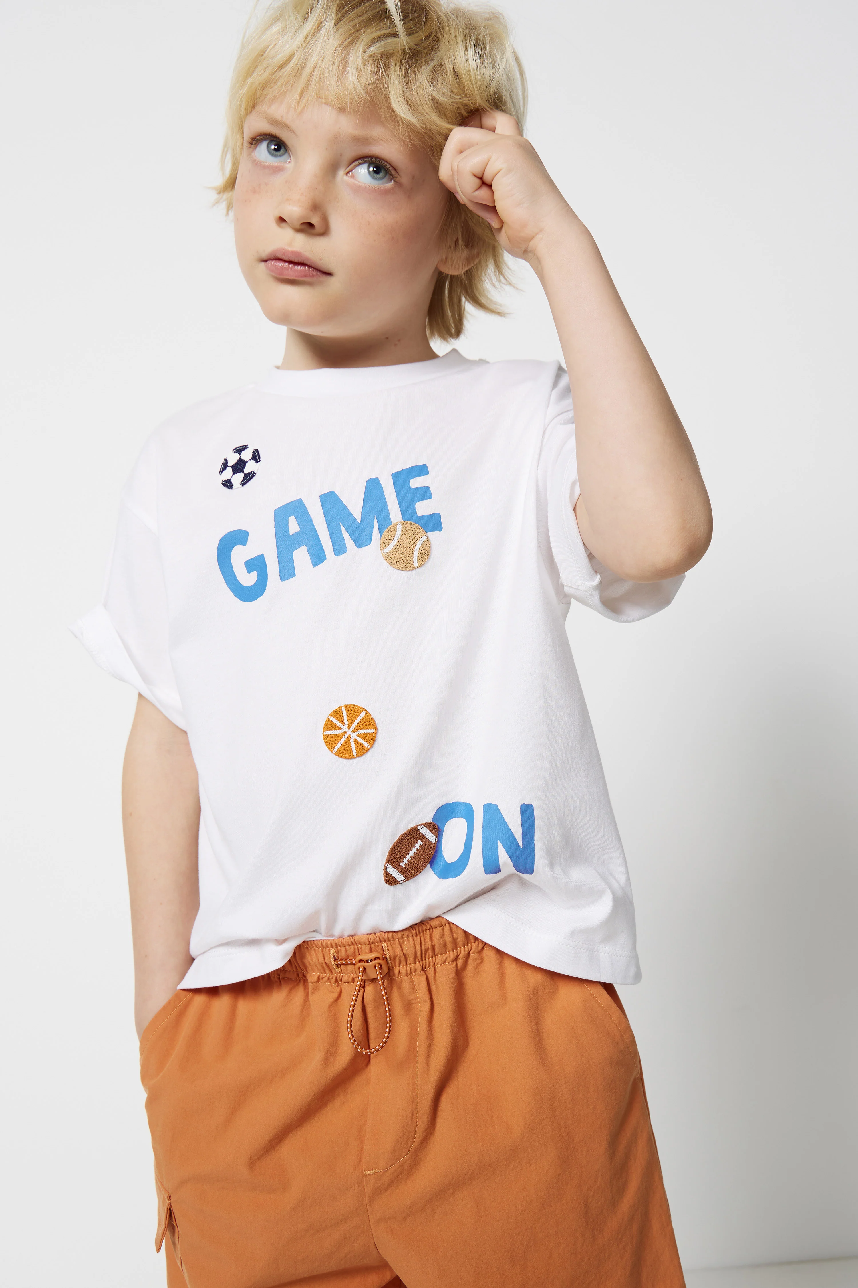 EMBELLISHED COTTON T-SHIRT