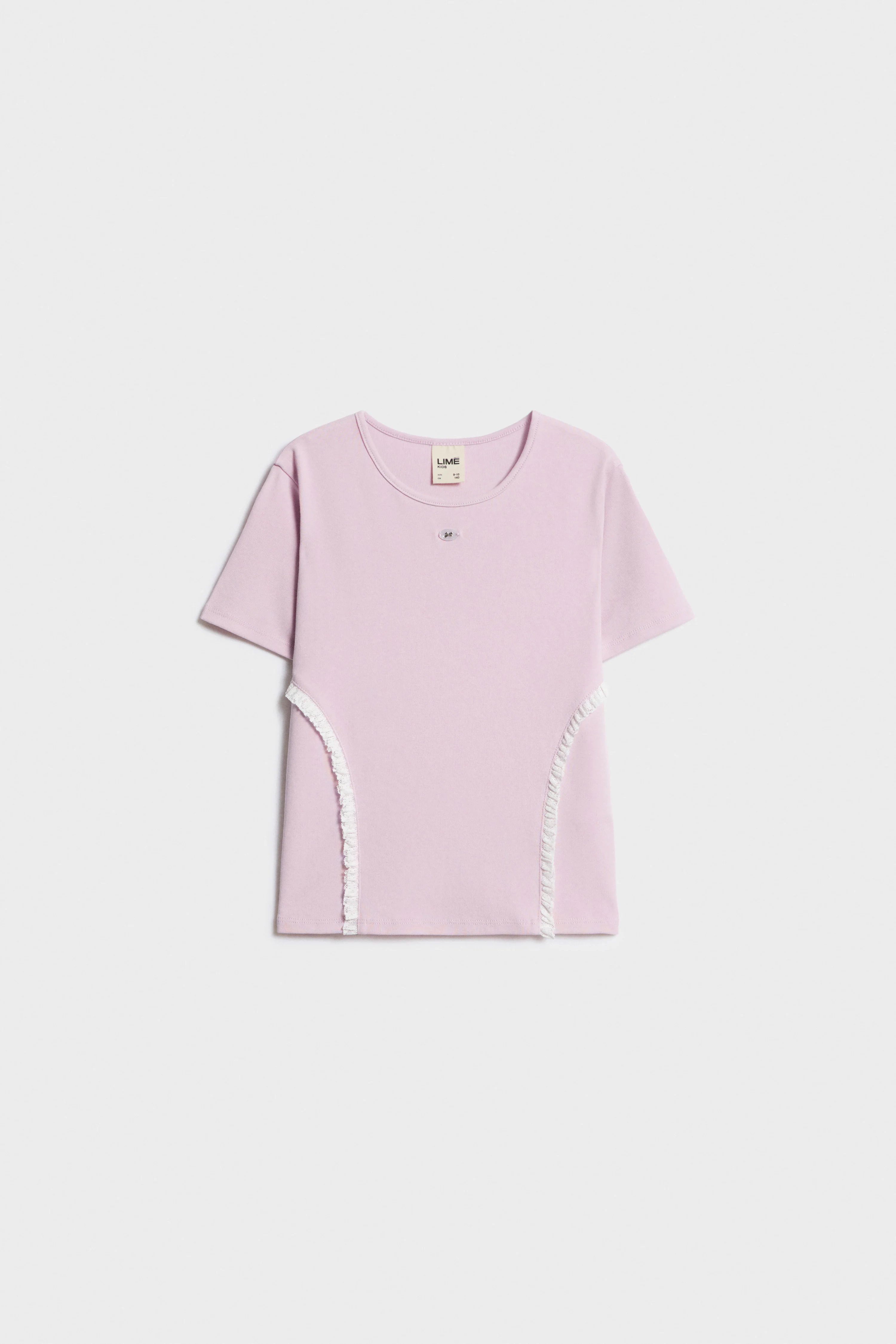 EMBELLISHED LACE-TRIM T-SHIRT - Image 4