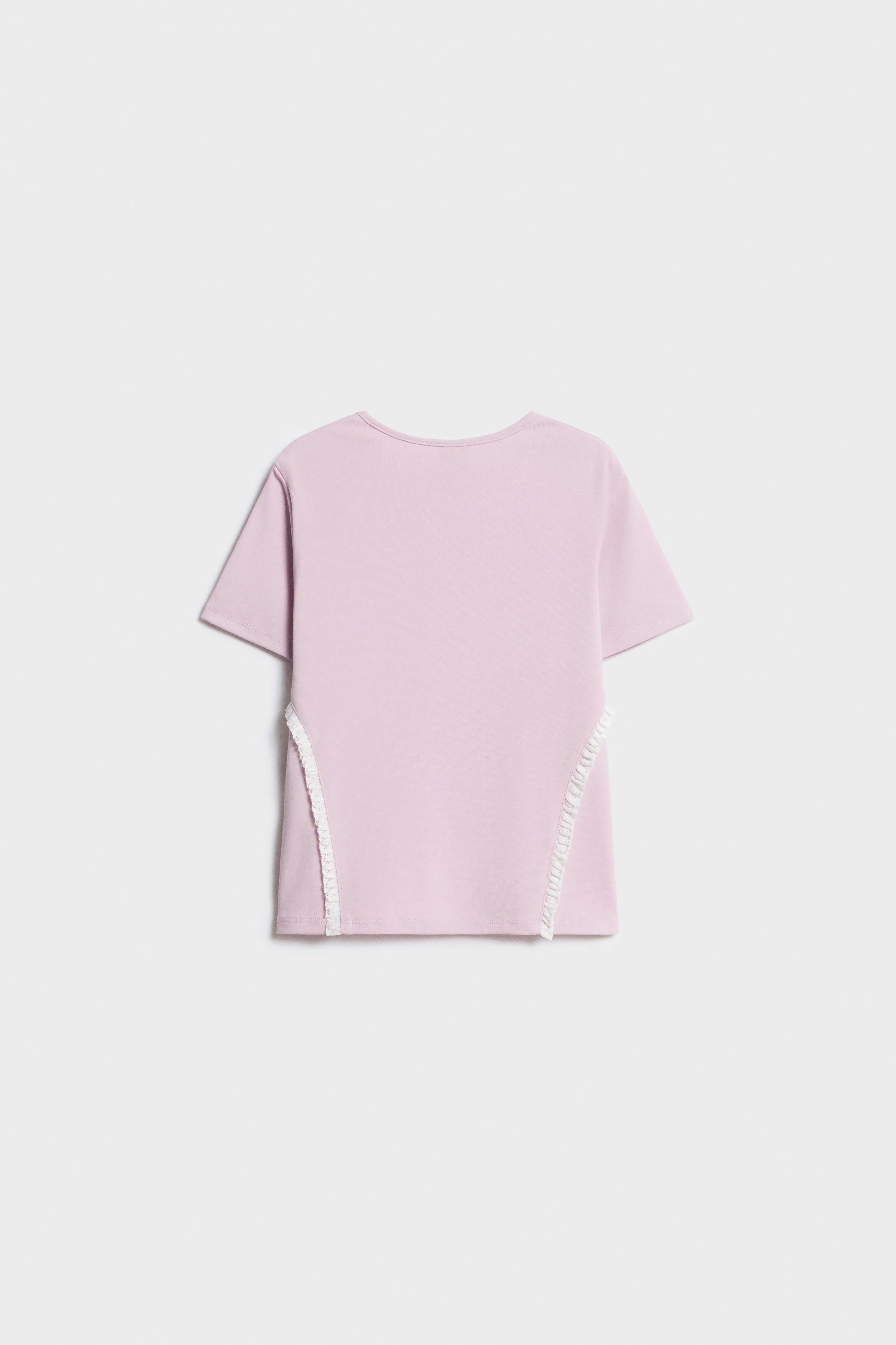 EMBELLISHED LACE-TRIM T-SHIRT - Image 5