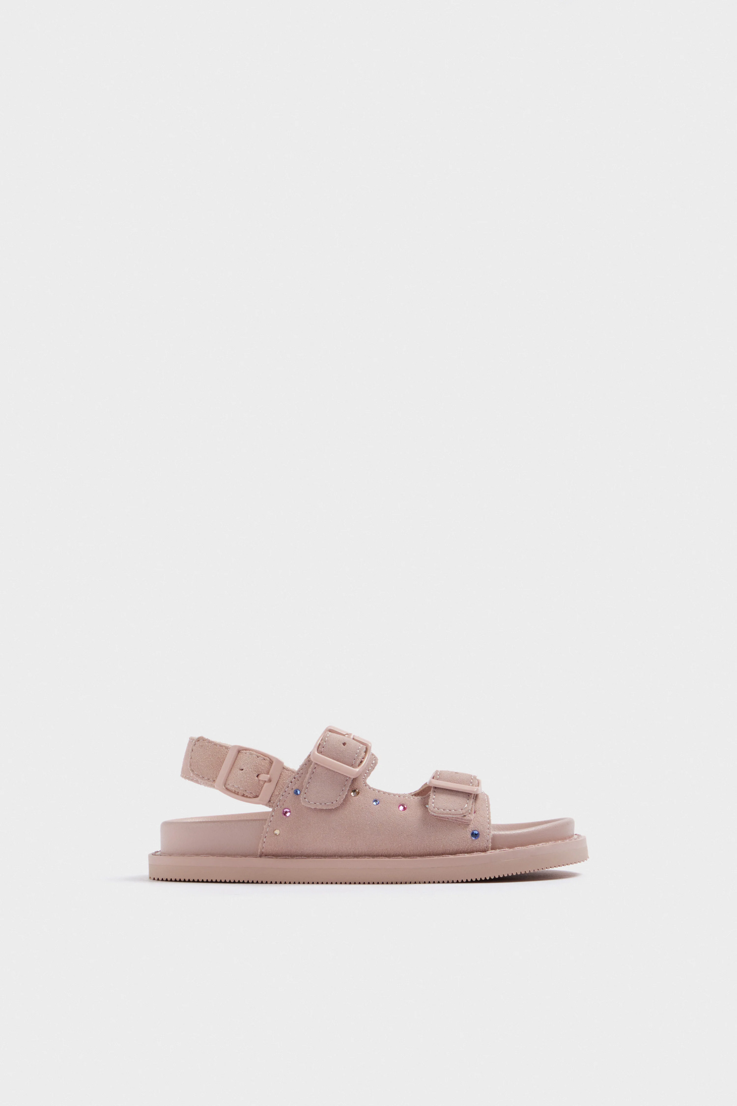 EMBELLISHED SUEDE SANDALS - Image 3