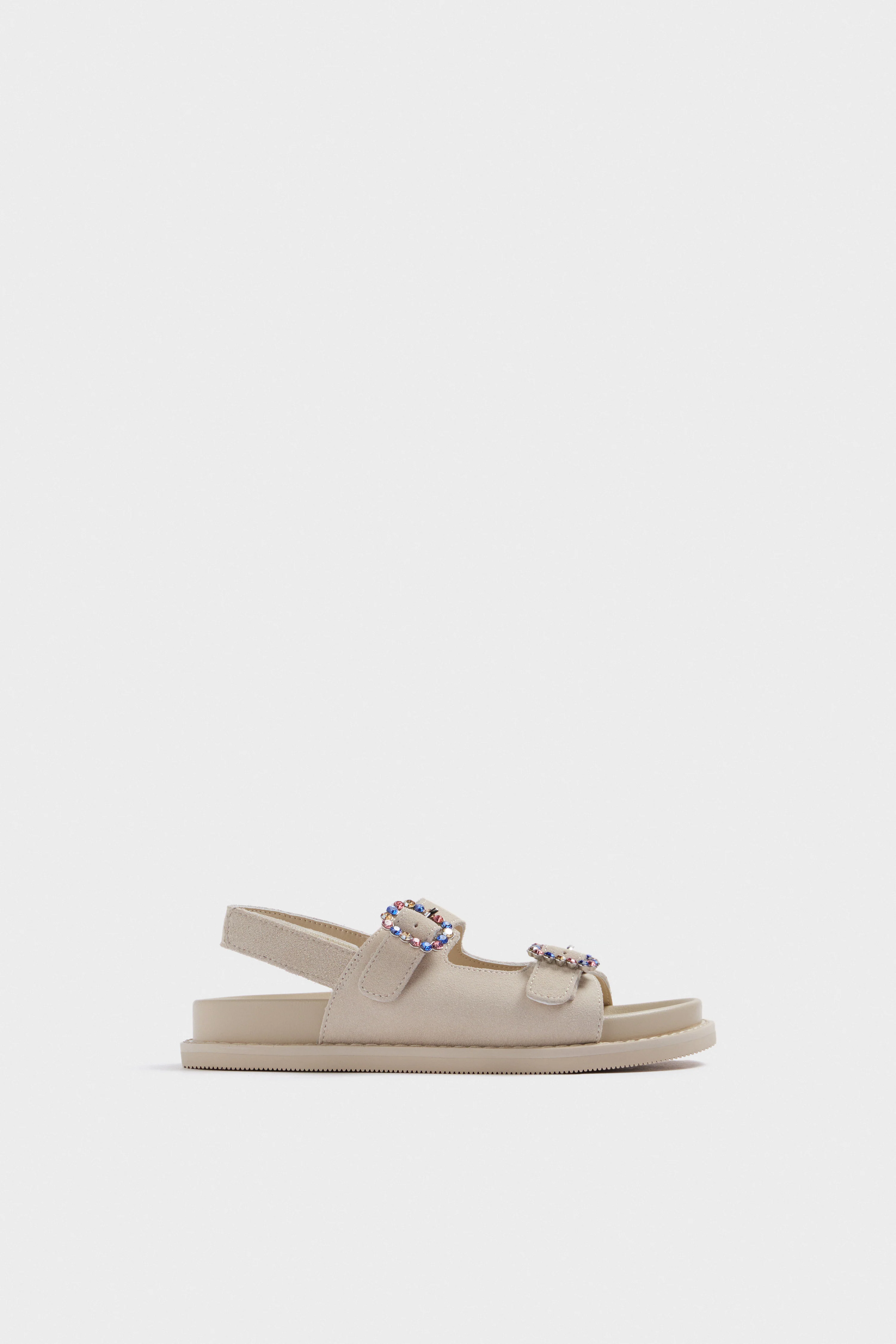 EMBELLISHED SUEDE SANDALS - Image 3