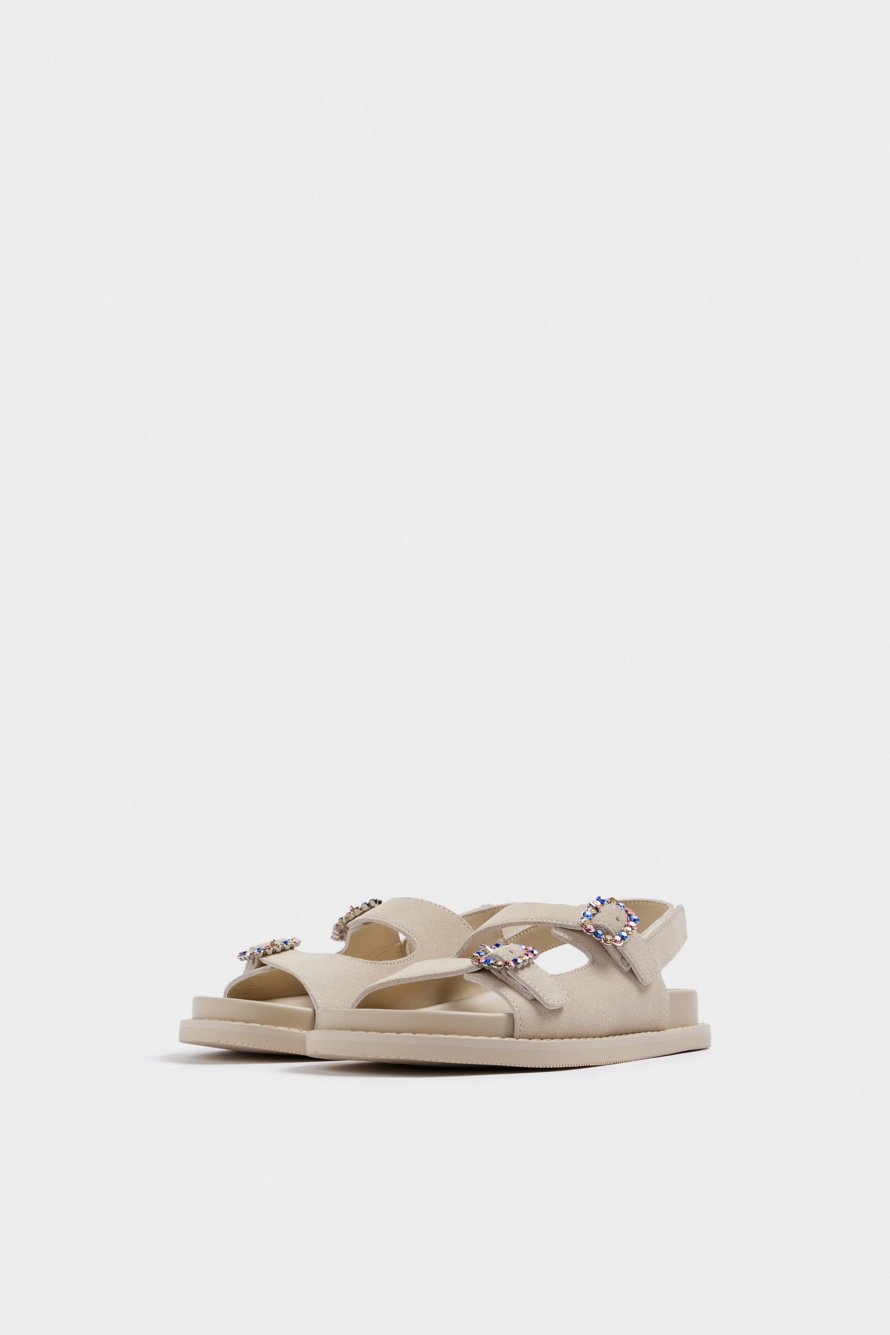 EMBELLISHED SUEDE SANDALS - Image 4