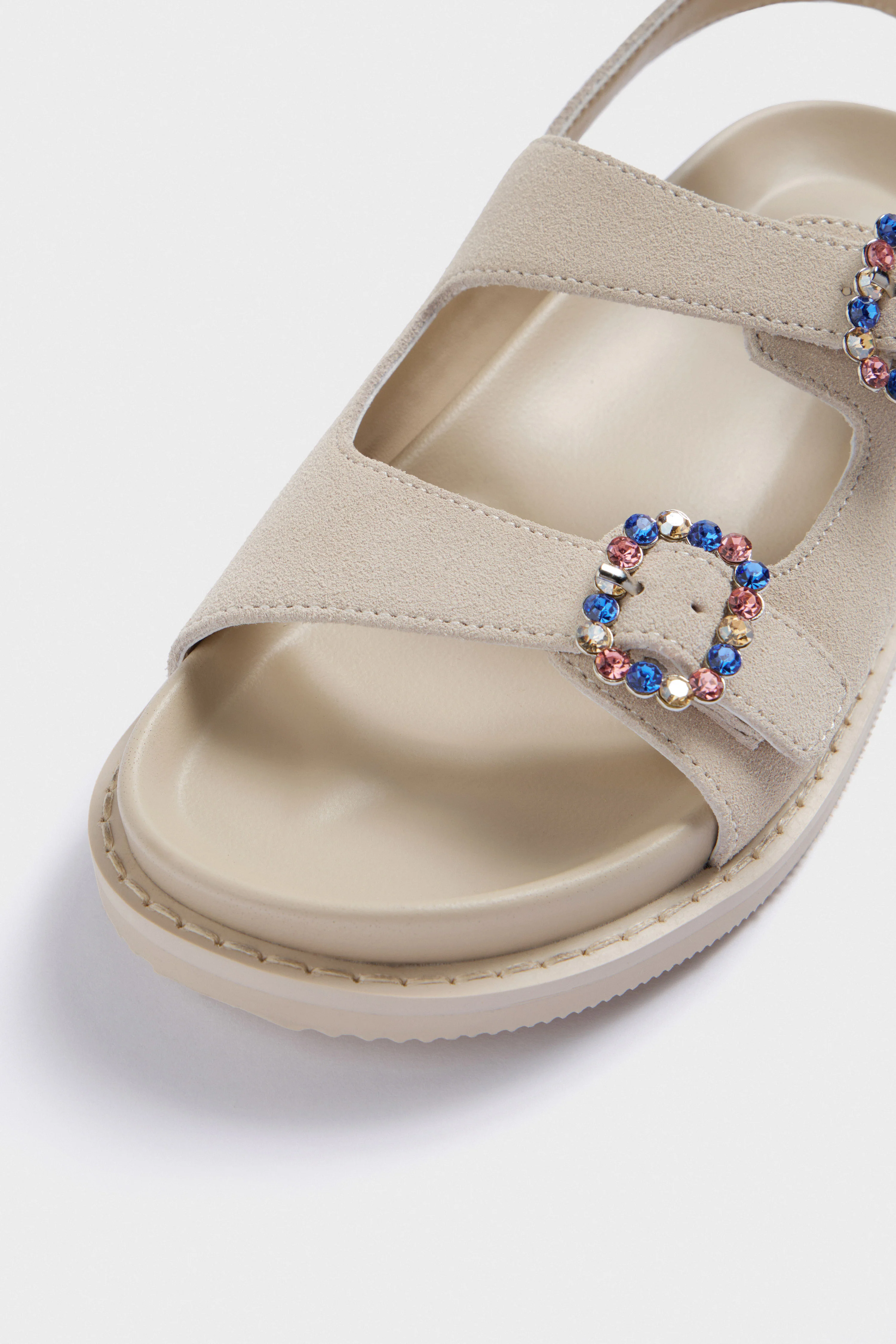 EMBELLISHED SUEDE SANDALS - Image 6