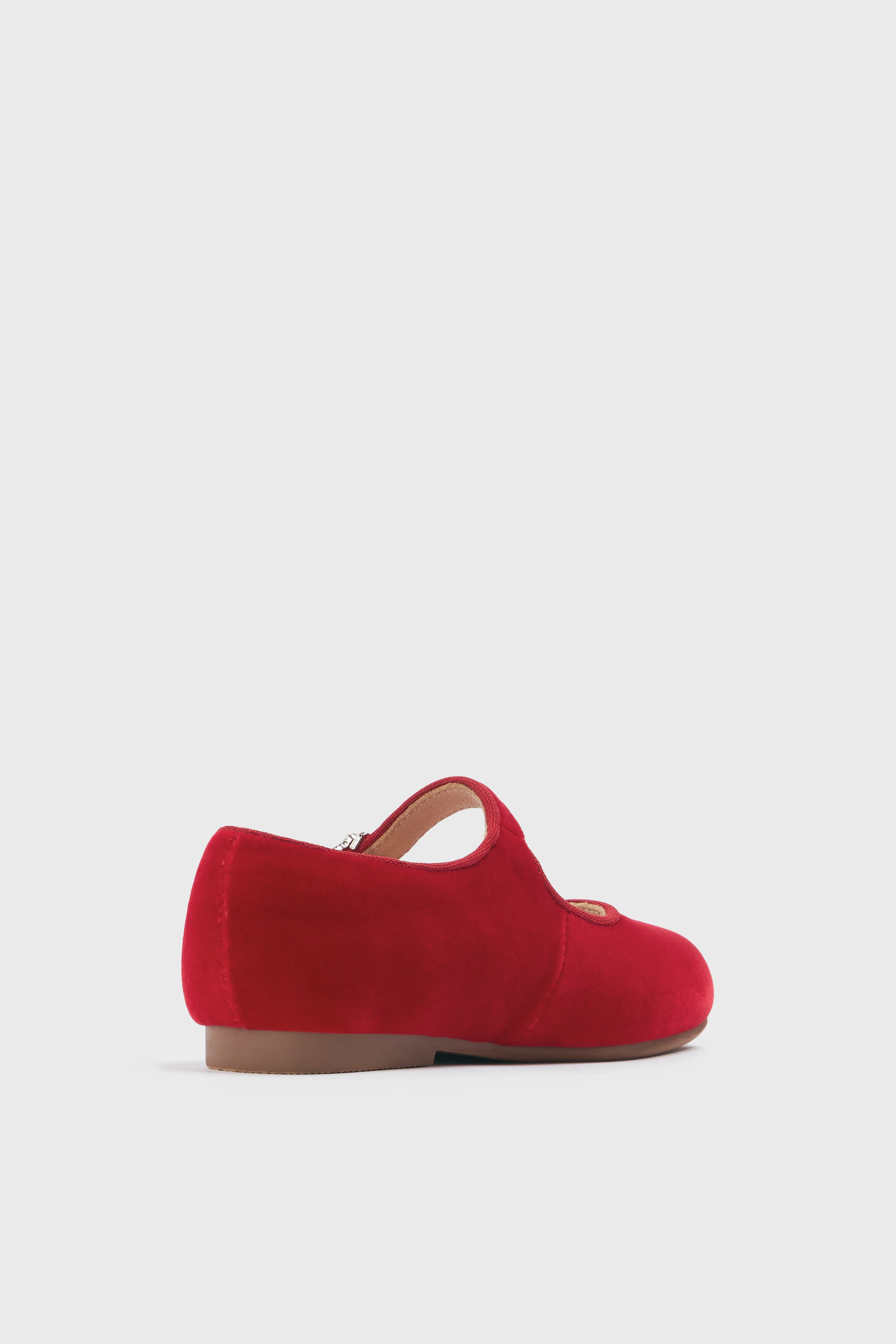 EMBELLISHED VELVET BALLET PUMPS - Image 6